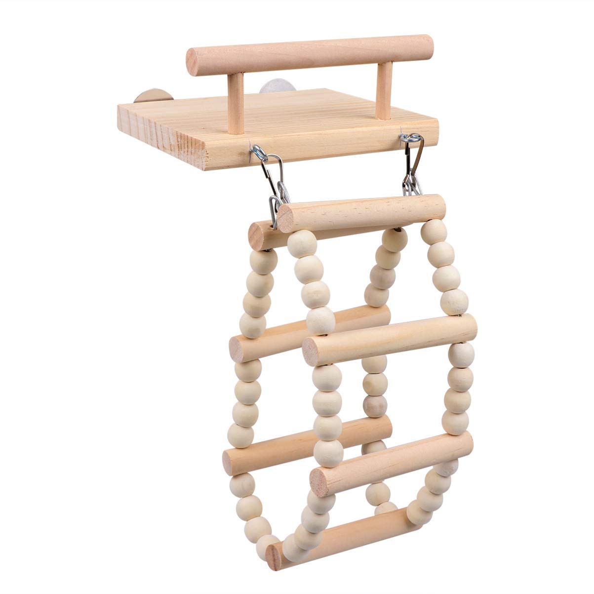 POPETPOP 1pc Parrot Pendant Toy - Hanging Chew Swing for Birds, Durable Bite Toy for Parrots & Cockatiels - Perfect for Cage Enrichment & Playtime