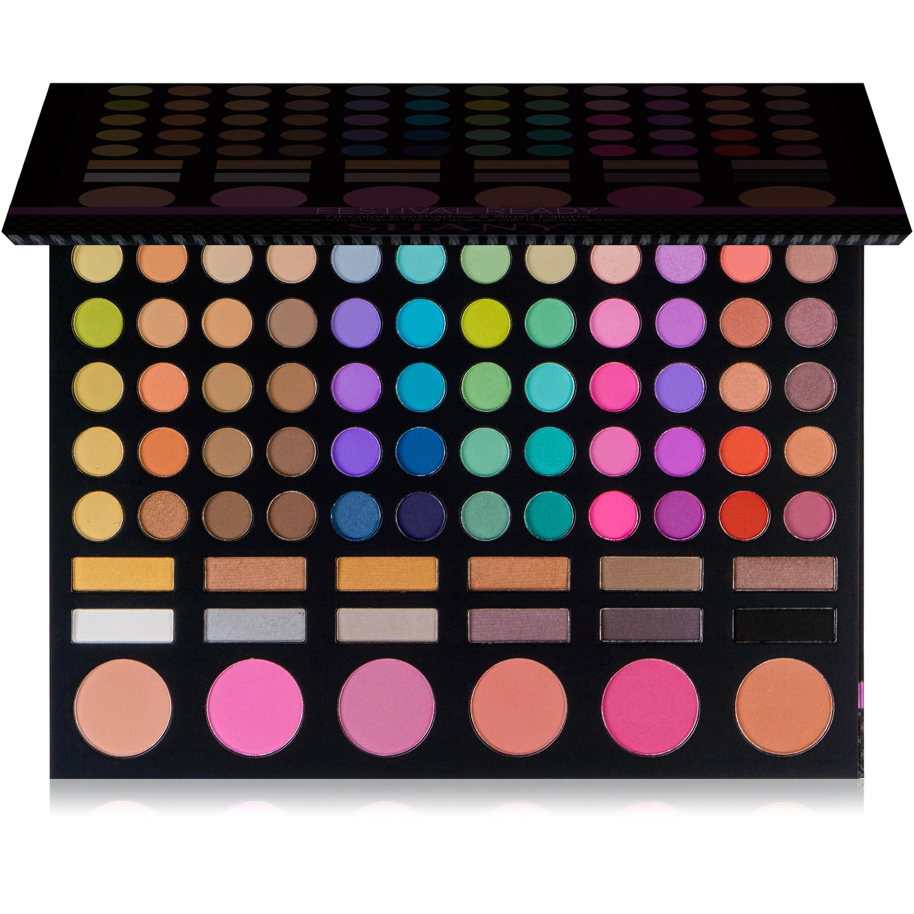 78 Color Eye Shadow & Blush Palette - Highly Pigmented Makeup Kit for Professional & Everyday Use - Perfect for Parties, Weddings, and Special Occasions