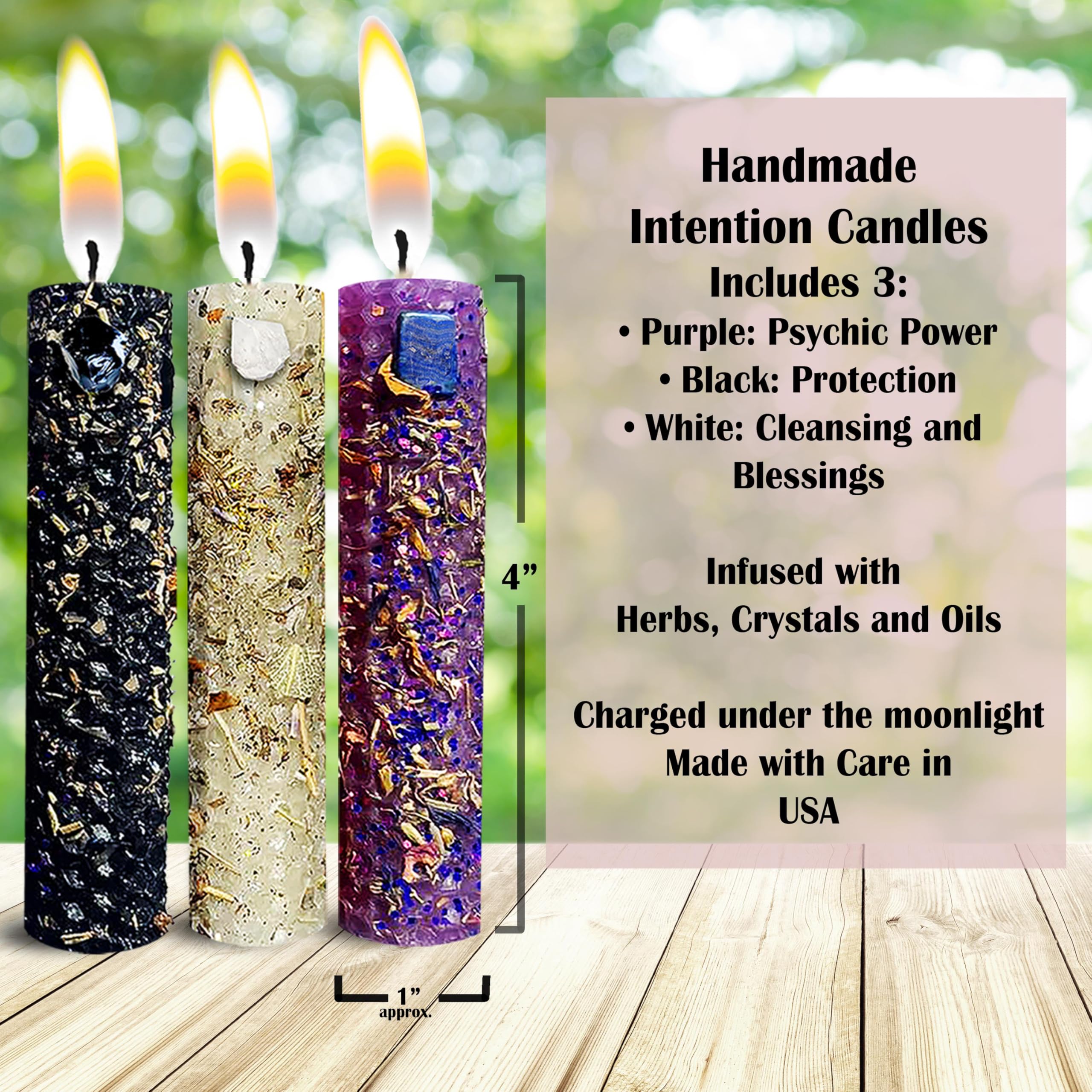 UnaLunaMoona Witchcraft Kit - Premium Wiccan Supplies & Tools Made in USA, Witch Starter Pack with Healing Crystals for Spells, Rituals & Meditation | Perfect for Beginners & Practitioners