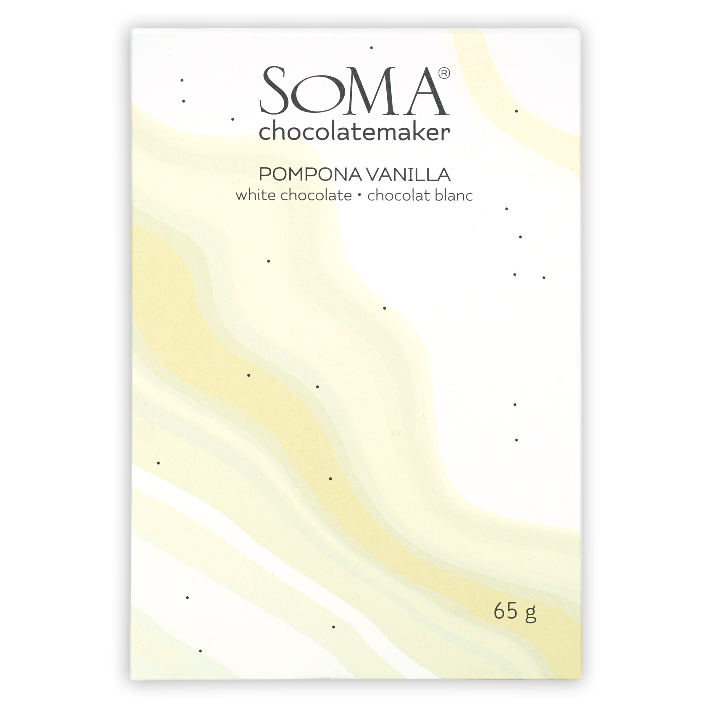 Premium Soma Pompona Vanilla White Chocolate Bar - Gourmet Organic Vanilla Flavor for Baking, Gifting & Dessert Making
