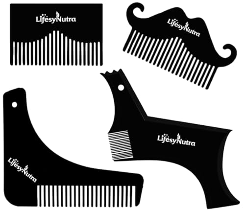 4 Black Combs