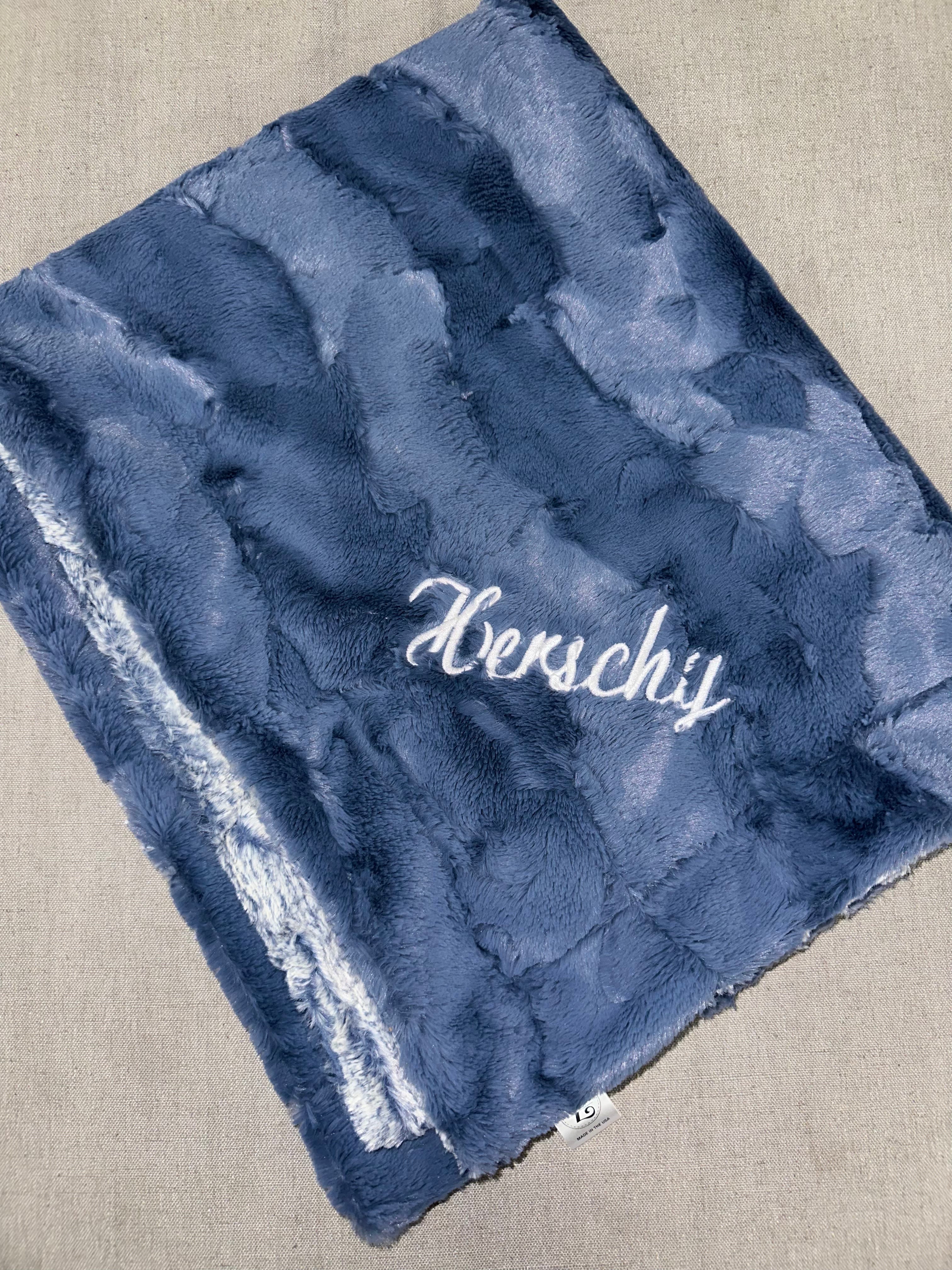 Zandino Mason Jeans Minky Blanket - Ultra Soft Plush Fleece Throw for Adults & Kids - Cozy Couch, Bed, Nursery Blanket - Perfect for Lounging, Gifts & Home Decor