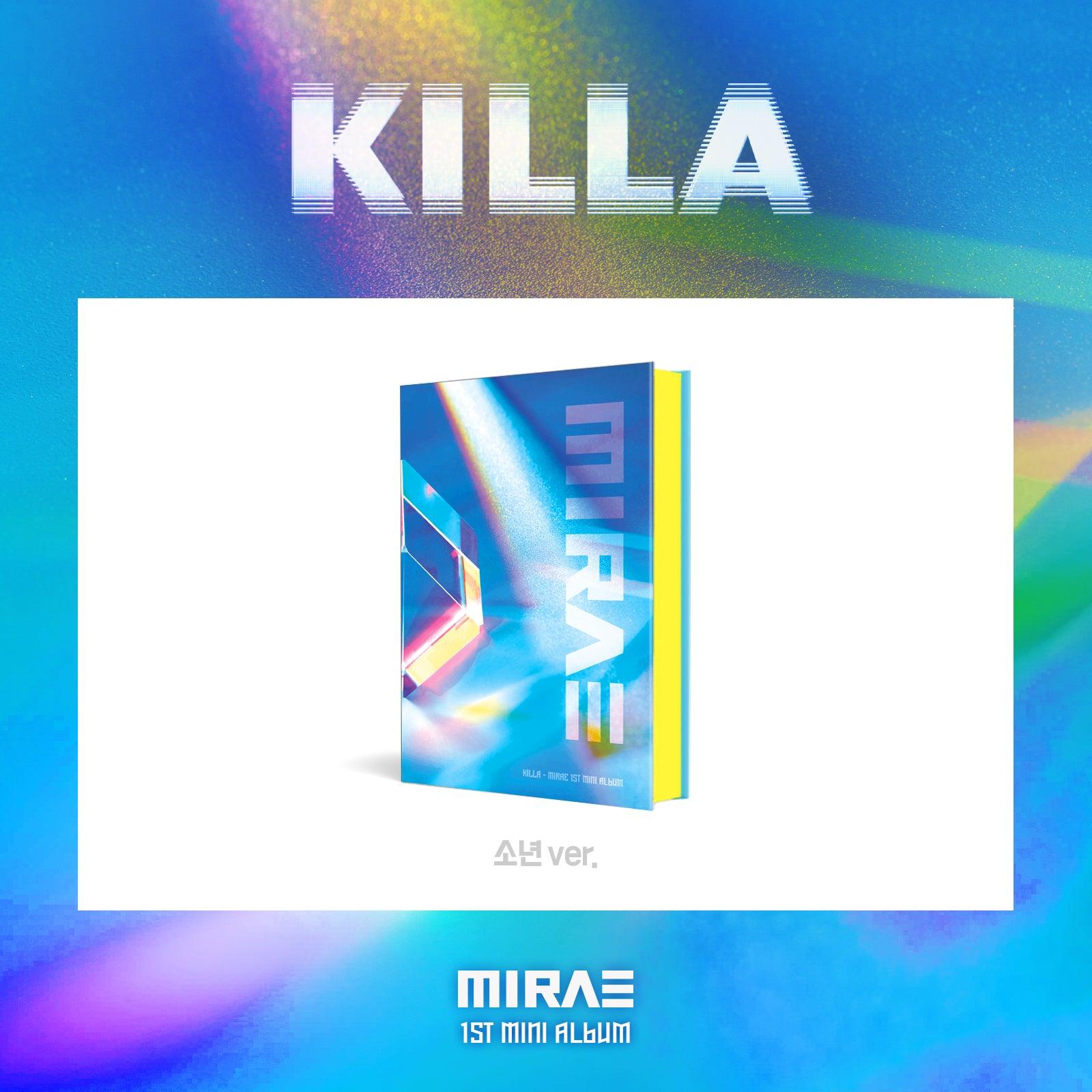 MIRAE 1ST MINI ALBUM 'KILLA' - K-Pop CD with Photobook & Poster - Perfect for K-Pop Fans Collection & Gift Giving