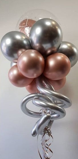 Elegant Wedding Balloon in a Bubble Centerpiece - Floating Decoration for Wedding, Anniversary & Party Decor - Perfect for Tables, Aisles & Photo Backdrops