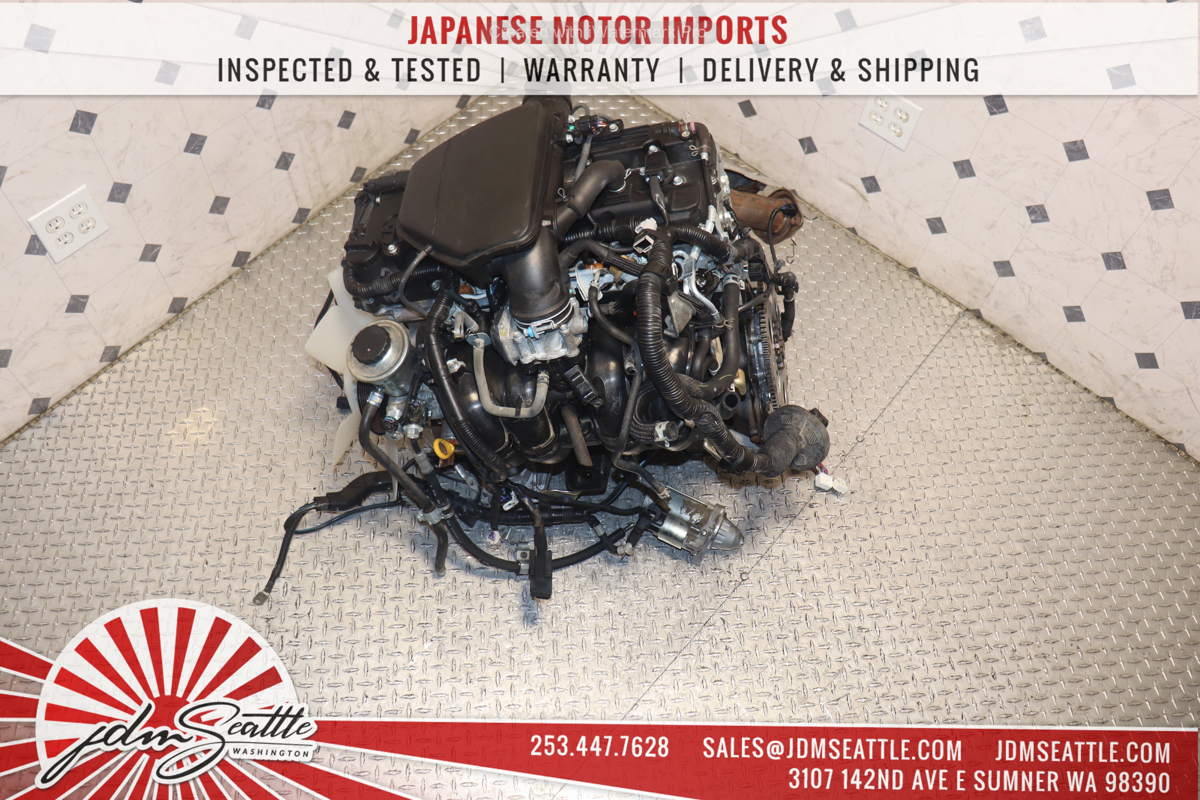 2005-2015 Toyota Tacoma 2TR-FE DOHC VVT-i Engine Replacement - Compatible with JDM Models | Perfect for Off-Roading, Daily Driving & Performance Upgrades