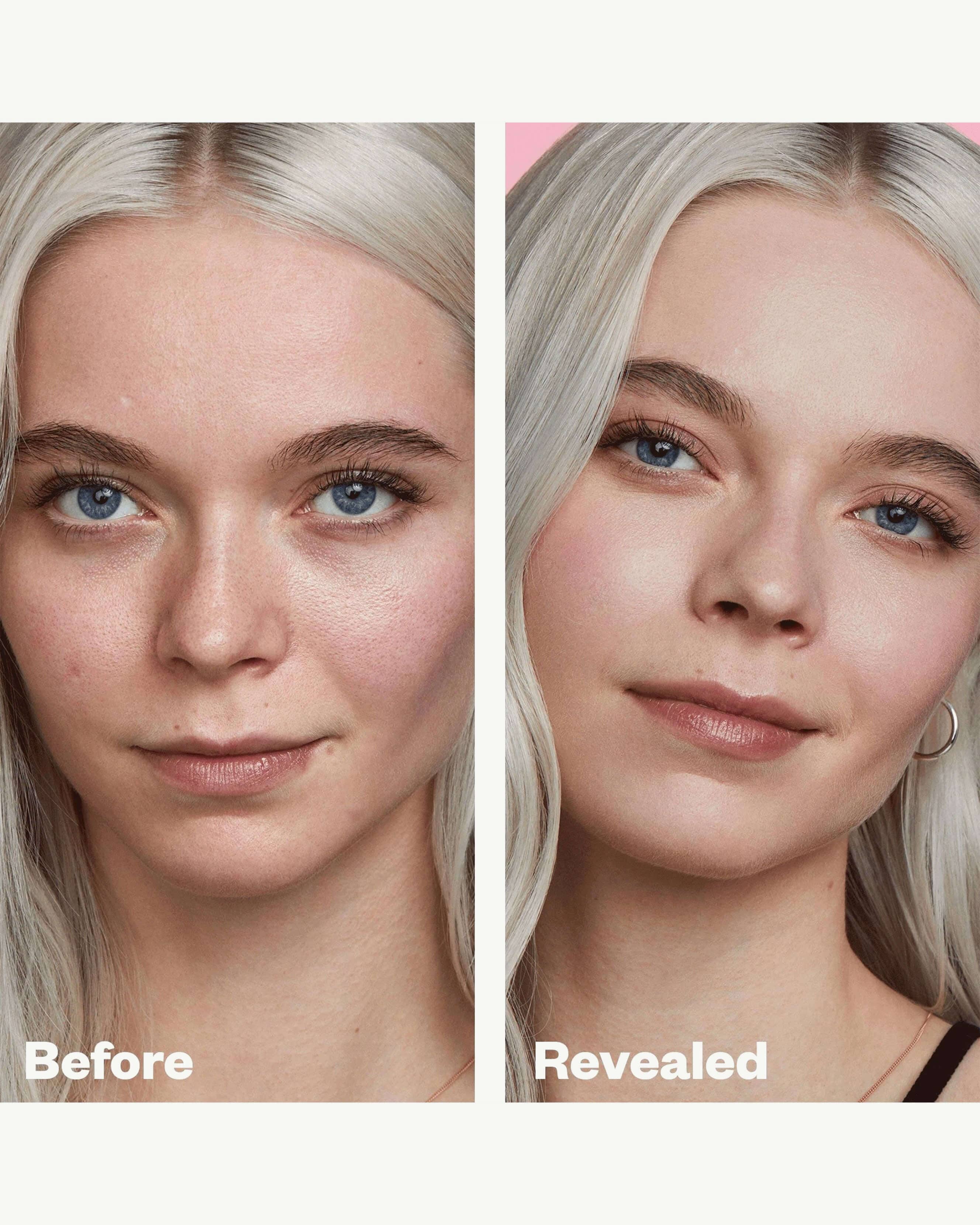 Revealer Skin Improving Foundation SPF 25 - Lightweight Liquid Makeup with Hydrating Formula & Sun Protection | Perfect for Daily Wear, Natural Coverage & Flawless Finish