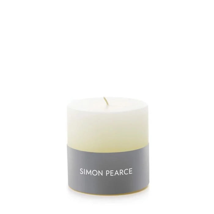 Simon Pearce Handcrafted Pillar Candles - Premium Soy Wax Candles for Home Decor, Weddings & Relaxation | Scented & Unscented Options | Eco-Friendly & Long-Lasting