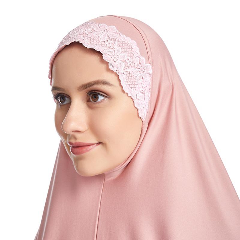6 Colors Long Khimar Hijab Overhead Scarf - Modest Muslim Prayer Shawl for Women - Perfect for Daily Wear, Prayer & Special Occasions