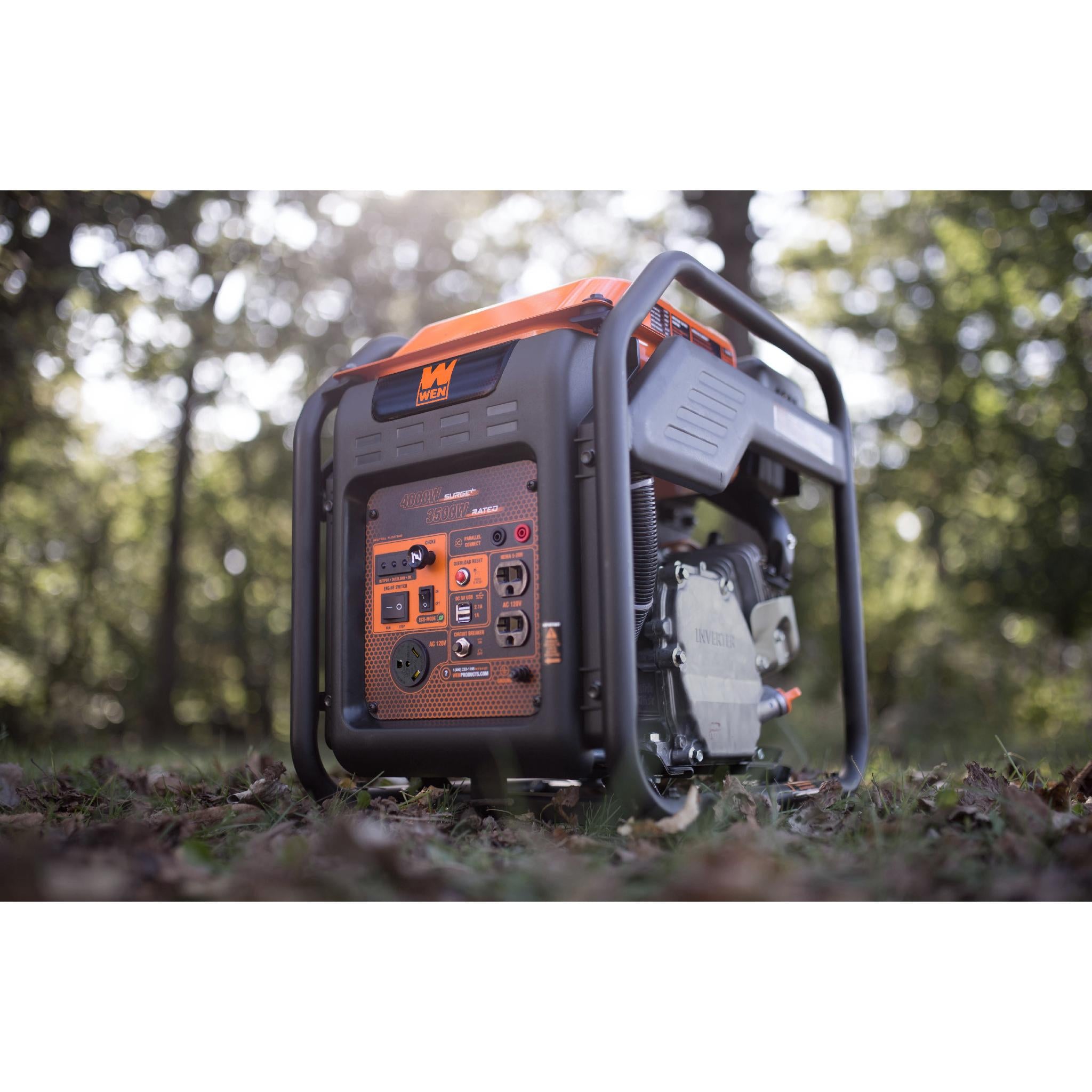 WEN GN400iM 4000W Open Frame Inverter Generator - RV Ready, Portable Power for Camping, Outdoor Events & Emergency Backup