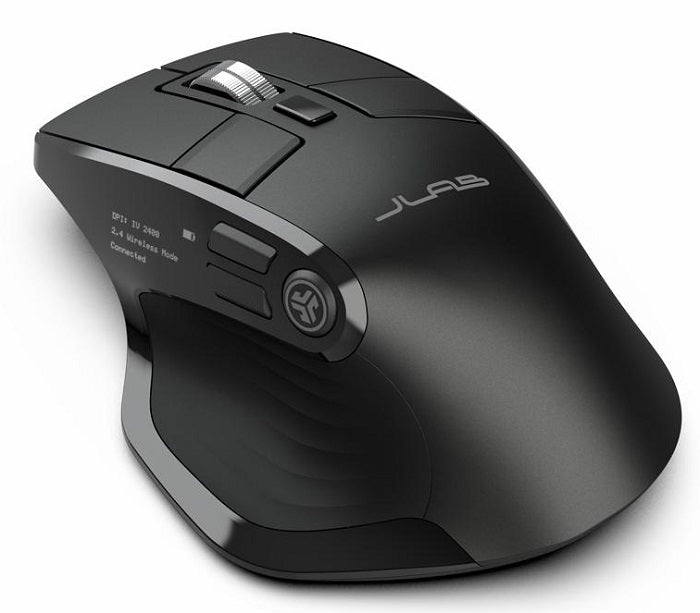 JLab Epic Wireless Mouse with Rechargeable Battery - Ergonomic Bluetooth Mouse for Laptop, PC, Mac - Perfect for Office Work, Gaming & Travel