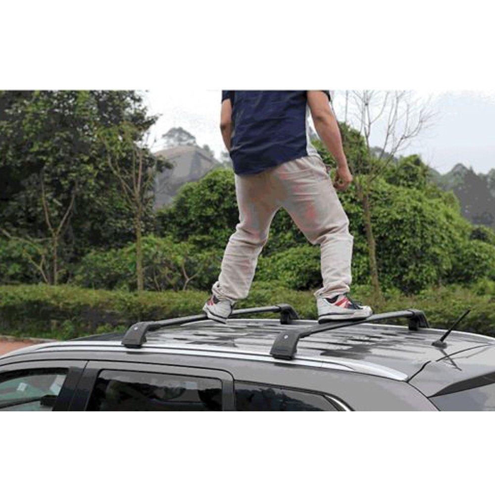 Lockable Adjustable Roof Rack Cross Bars for Hyundai Kona 2018-2020 | Heavy-Duty Luggage Carrier | Perfect for Road Trips, Camping & Outdoor Adventures