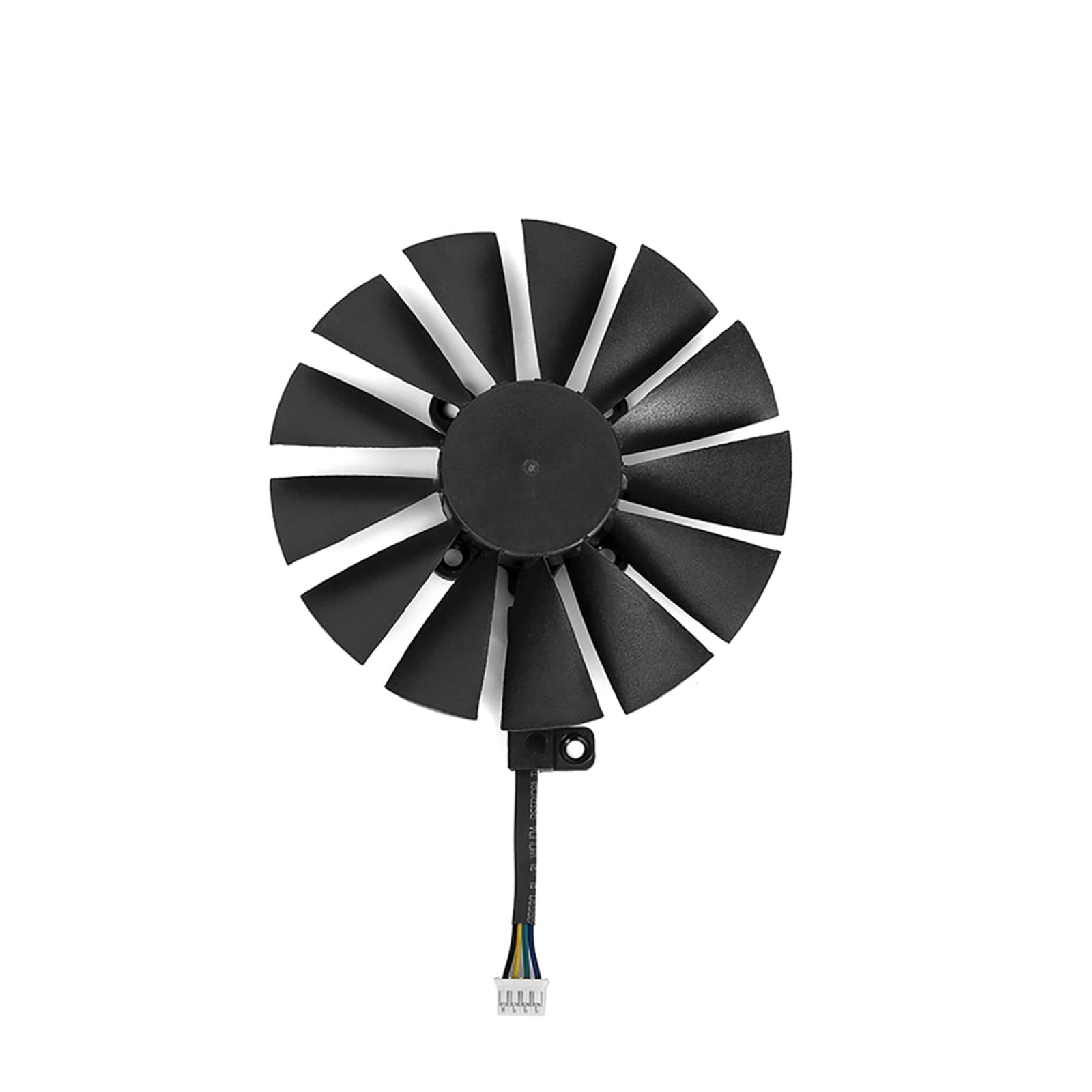 95mm T129215SM GPU Cooling Fan - Compatible with ASUS STRIX RX 470/570/580, GTX 980/1050Ti/1070Ti/1080Ti - High Performance Graphics Card Fan for PC Gaming & Mining Rigs - Perfect for Overclocking & Extended Gaming Sessions (1PC, Black)