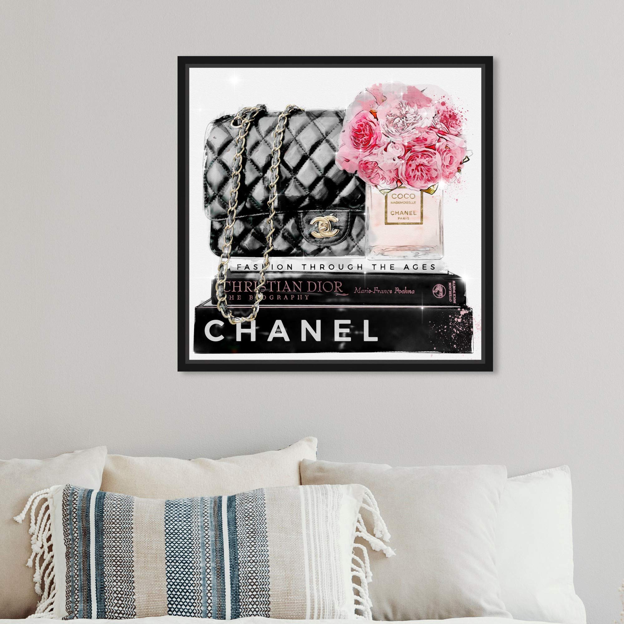 Elegant Essentials Paris Fashion Wall Art Canvas Print - 12x12 Inch Handbag Home Decor by Oliver Gal Artist Co. | Perfect for Living Room, Bedroom & Office Decor