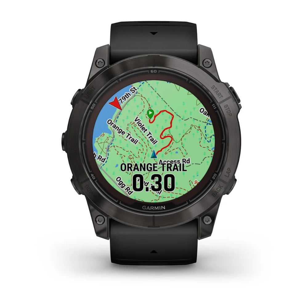 Garmin Fenix 7X Pro Solar Sapphire Smartwatch with GPS, ECG & Solar Charging - Premium Multisport GPS Watch for Running, Hiking, Swimming & Outdoor Adventures