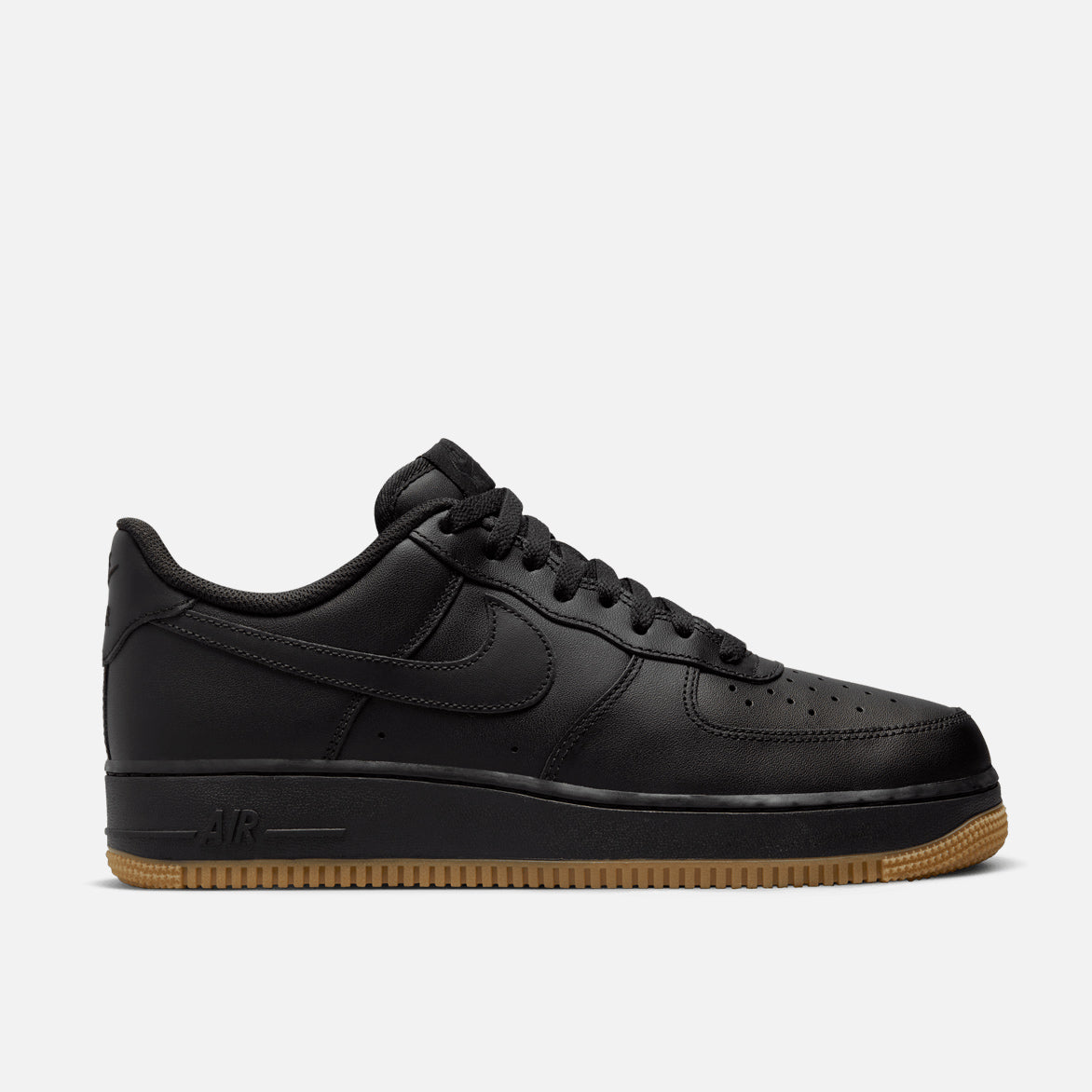 Nike Air Force 1 '07 Sneakers - Black Gum Sole - Men's/Women's Basketball Shoes - Perfect for Casual Wear, Street Style & Everyday Comfort