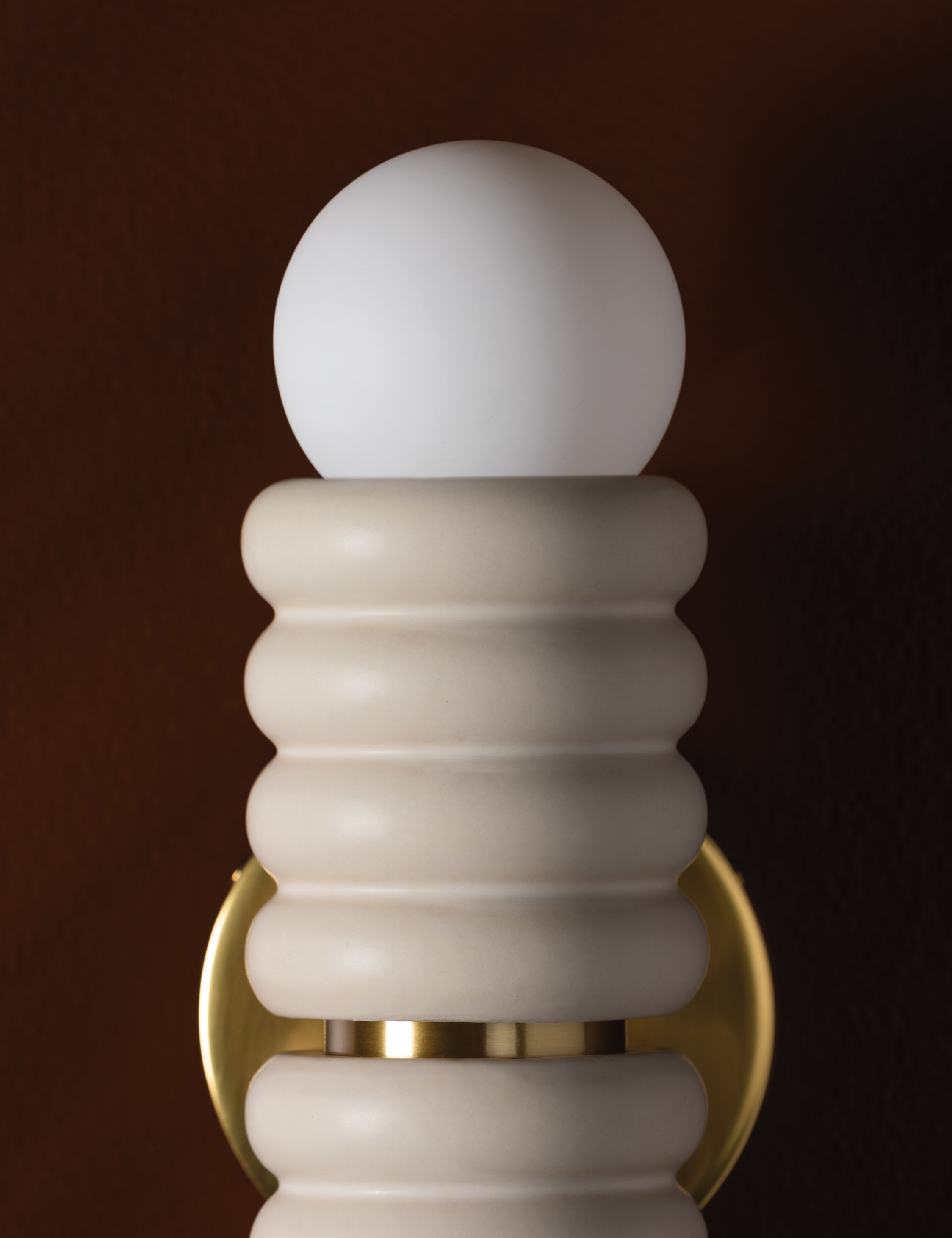 Eny Lee Parker x Mitzi Bibi Sconce Wall Light - Modern Ceramic Plug-in Wall Sconce with Fabric Shade - Perfect for Bedroom, Living Room, and Hallway Lighting