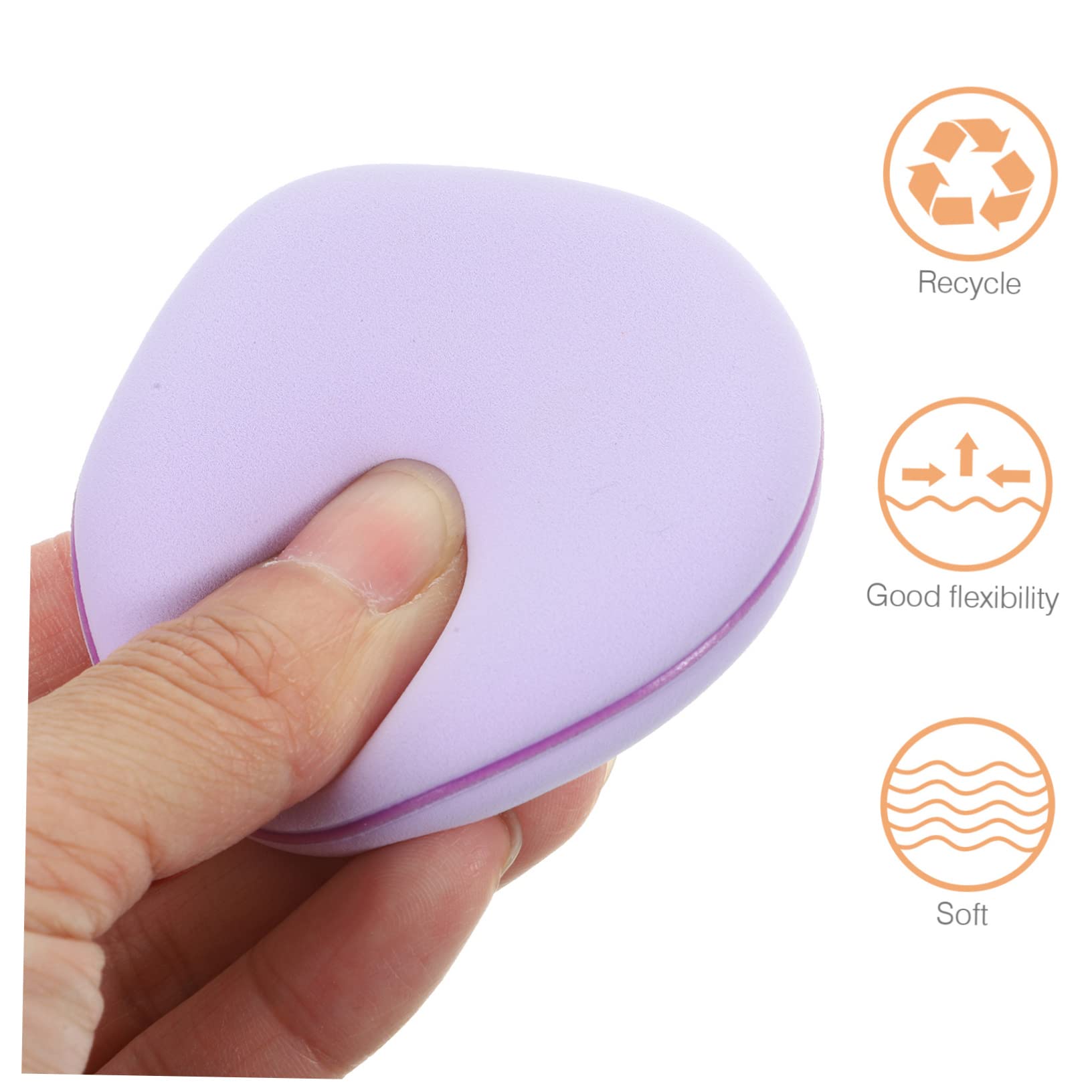 Minkissy 8-Piece Makeup Sponge Set - Soft Blending Beauty Sponges for Foundation, Powder & Liquid Makeup Application - Ideal for Professional Makeup Artists & Everyday Use at Home