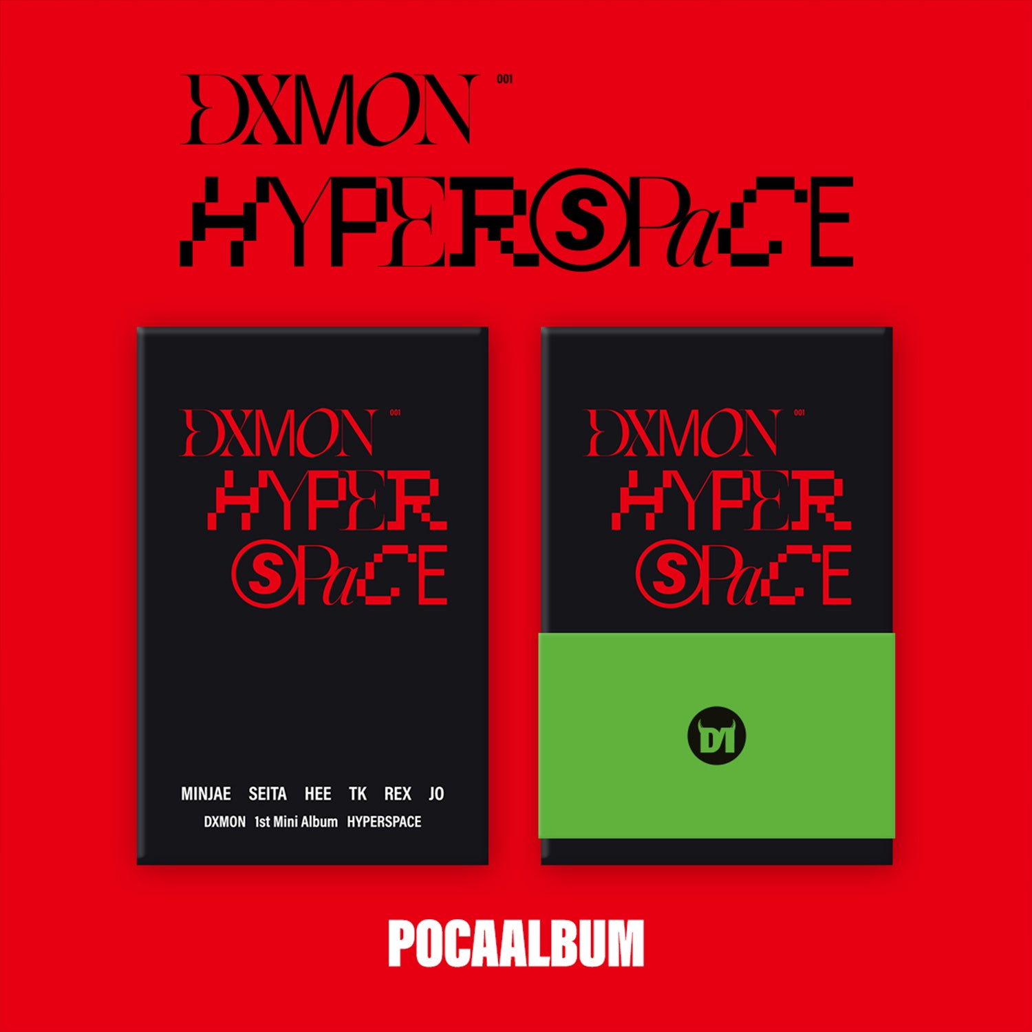 DXMON 1ST MINI ALBUM 'HYPERSPACE' (POCA) - K-Pop Collectible Photocard Album for Fans | Perfect for K-Pop Collections, Fan Meetings and Gift Giving