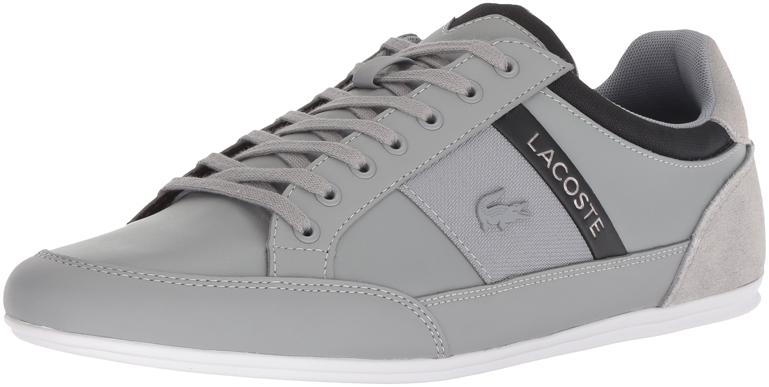 Lacoste Men's Chaymon Sneakers - Classic White Leather Casual Shoes for Men | Comfortable Walking & Everyday Wear | Perfect for Work, Travel & Street Style