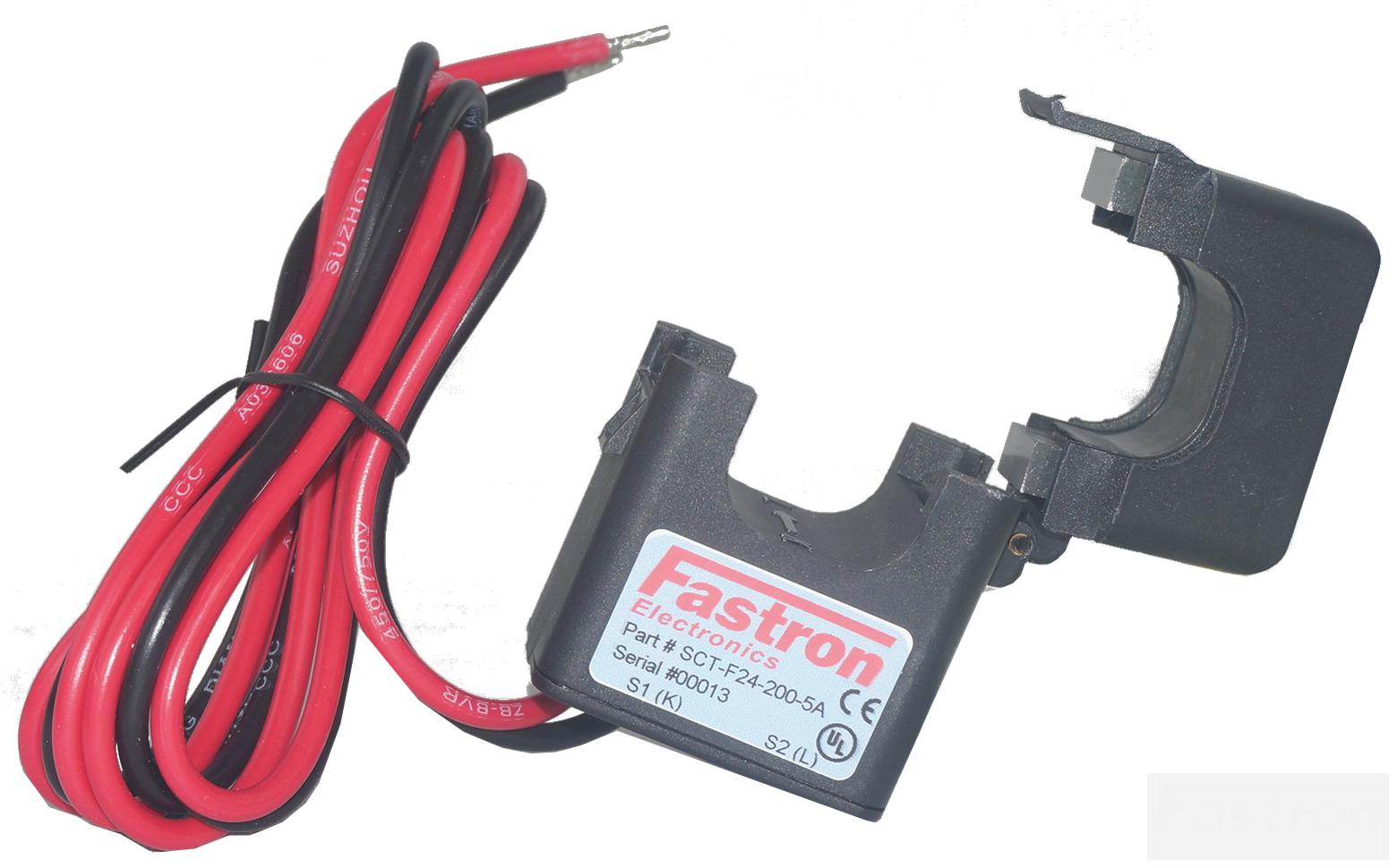 FAT150D420 AC Current Transducer - 150A Split Core Sensor with 4-20mA Output | 1% Accuracy | 24mm Opening | 900mm Leads | for Solar Panel Monitoring, Industrial Equipment & Energy Management Systems