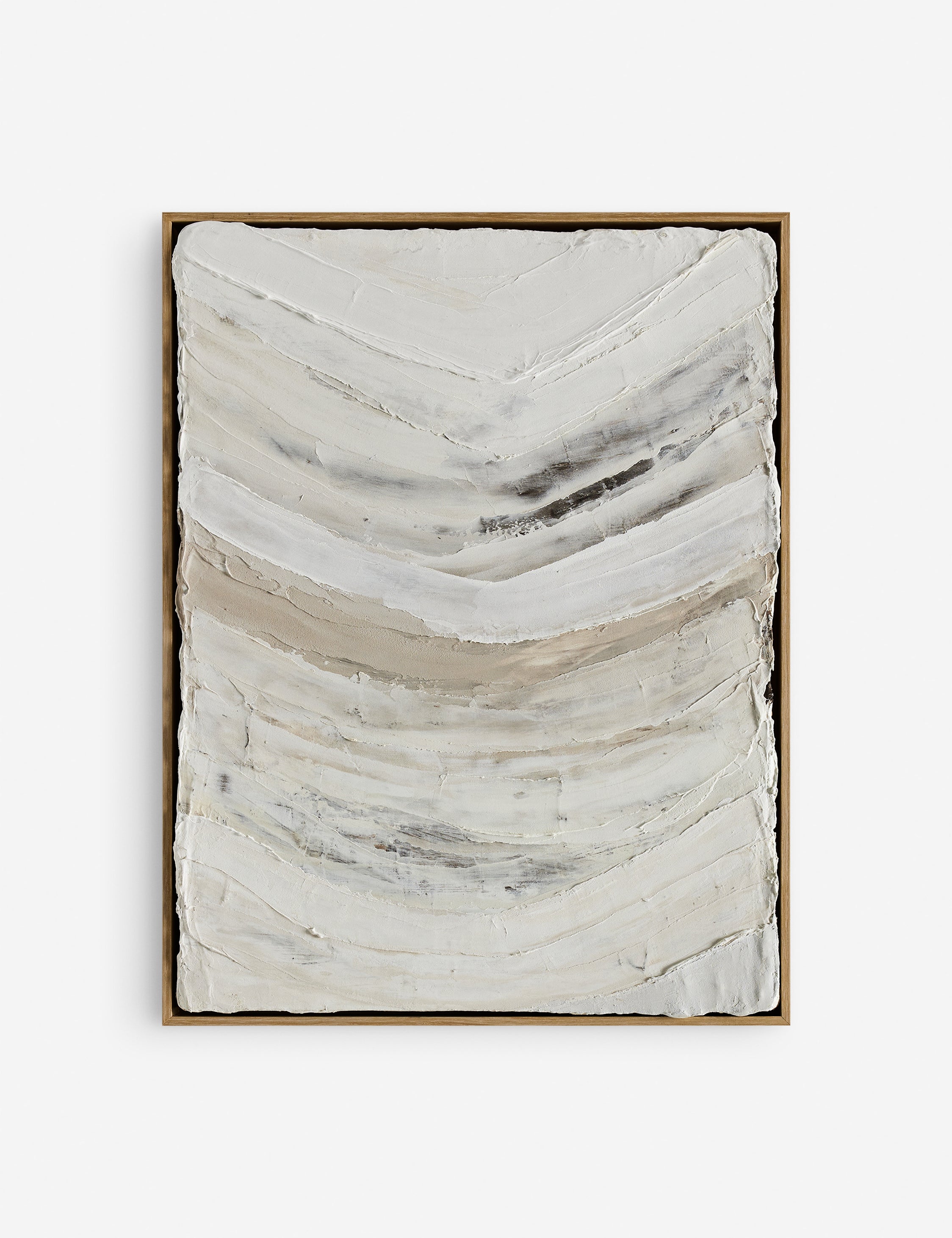 Depths Framed Wall Art by Elizabeth Sheppell - Modern Abstract Ocean Painting for Living Room, Bedroom & Office Decor