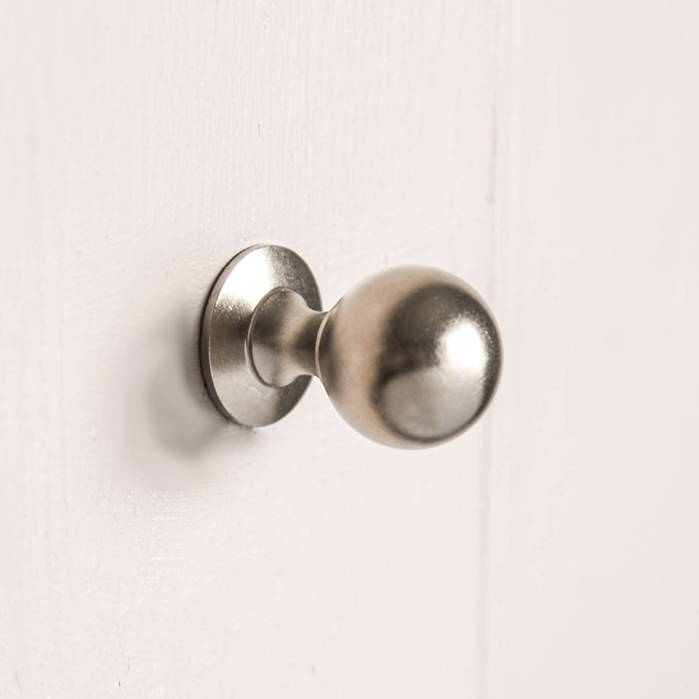 Satin Nickel Penrose Cabinet Knob - Elegant Hardware for Kitchen & Bathroom Drawers - Perfect for Modern Home Decor & DIY Furniture Upgrade