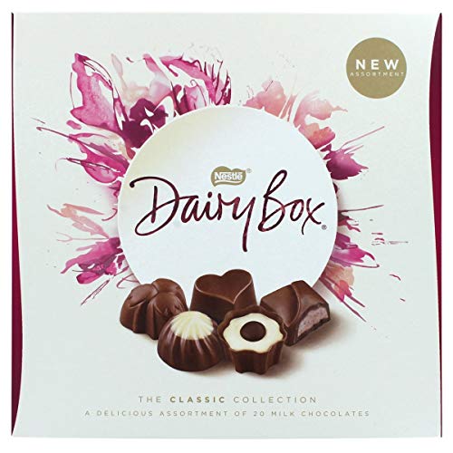 Nestle Dairy Box Assorted Chocolates 360g (12.7 oz) - Premium Chocolate Gift Box for Holidays, Parties & Corporate Events