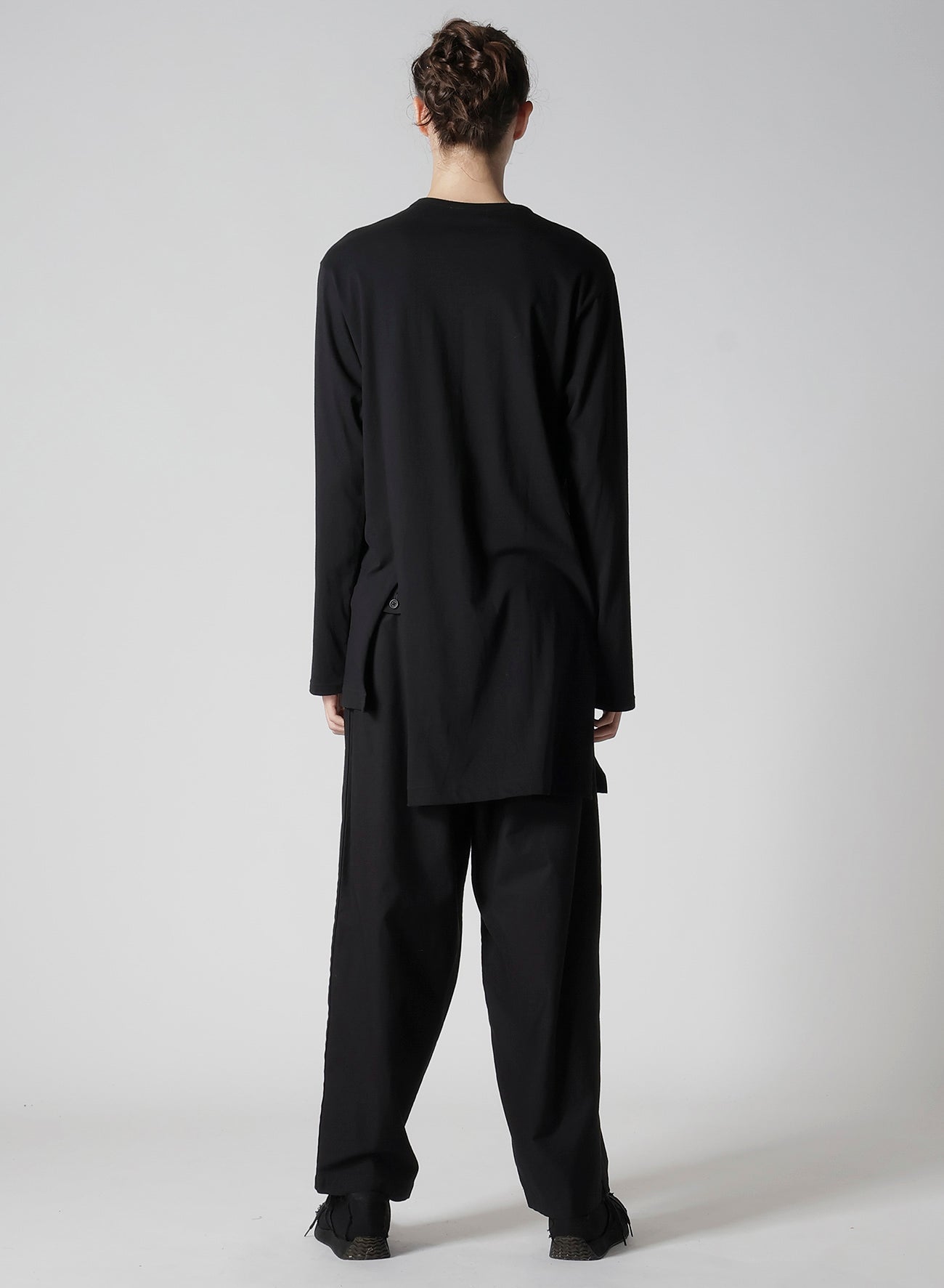 Combed Single Jersey Slit Detail Long Sleeve T-Shirt for Women | Soft & Comfortable Cotton Top | Perfect for Casual Wear, Layering & Everyday Outfits