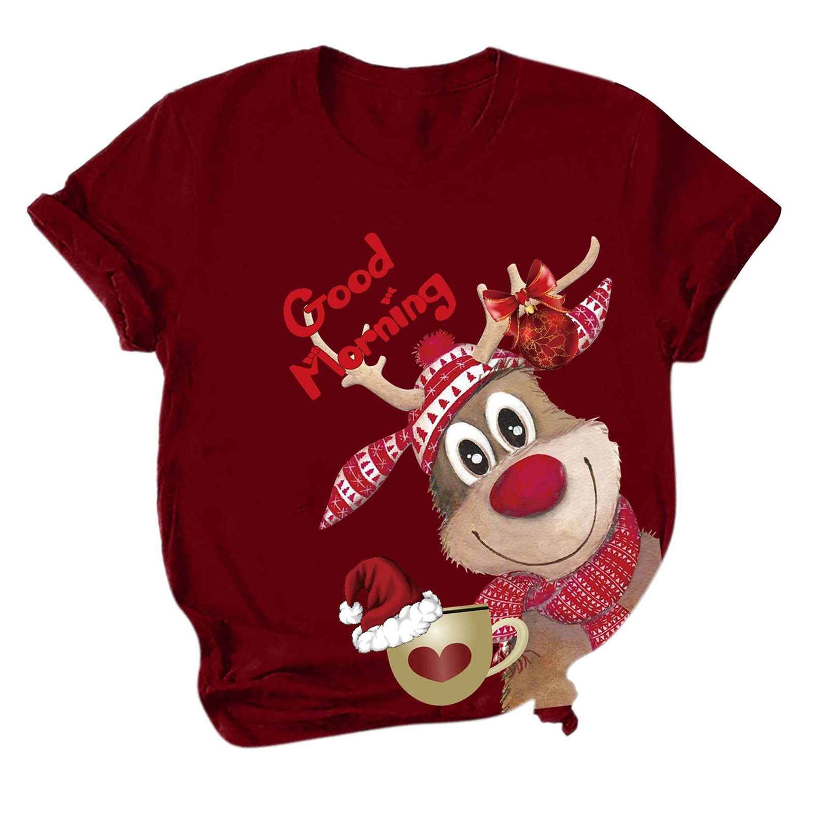 Women's Casual Short Sleeve Graphic Tee Shirts - Soft Cotton Pullover Tops with Trendy Prints | Perfect for Everyday Wear, Weekend Outings & Layering Outfits
