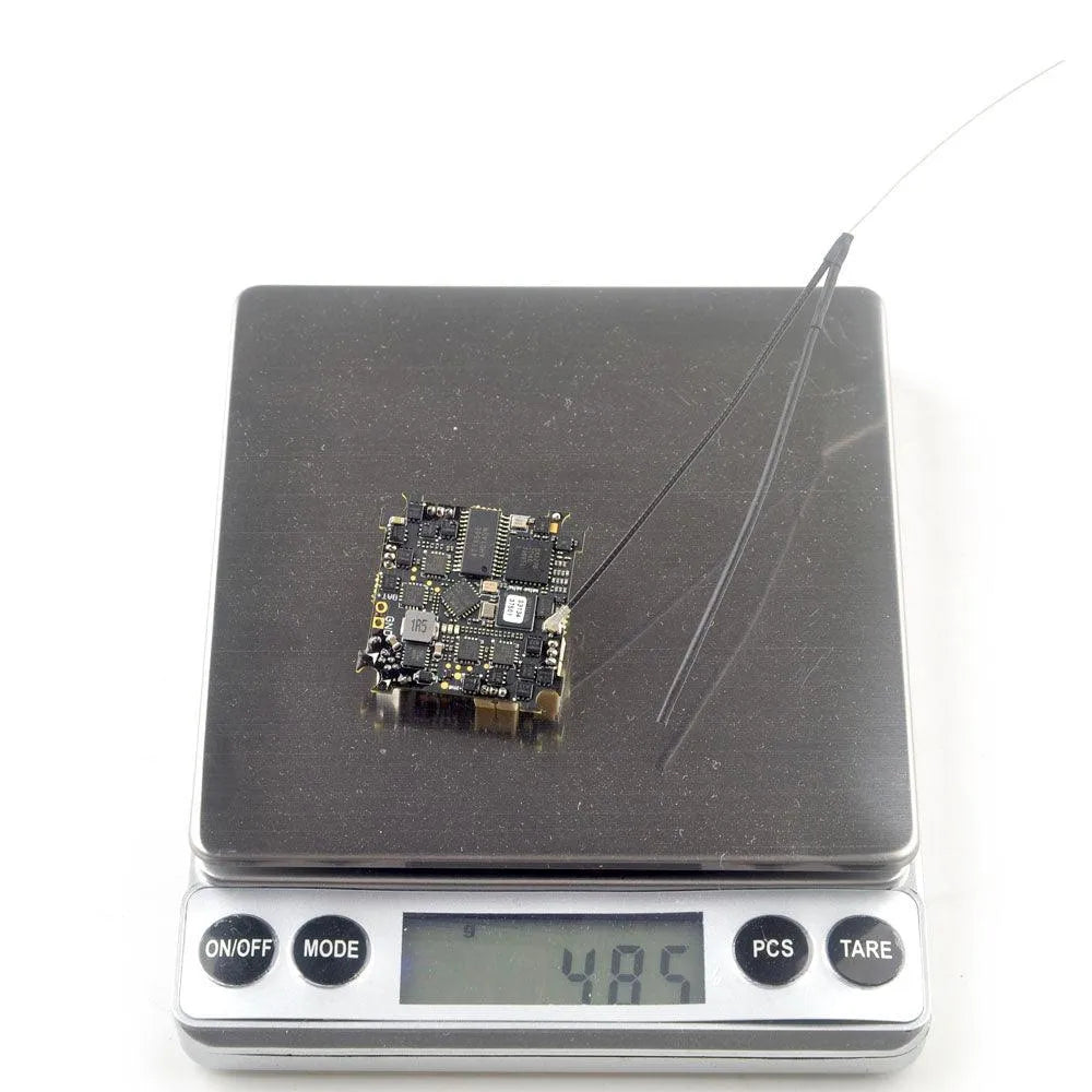 Happymodel CrazyF4 ELRS AIO 5-in-1 Flight Controller with Built-in 900MHz/915MHz/868MHz ELRS Receiver - Perfect for FPV Drone Racing and DIY Quadcopter Builds