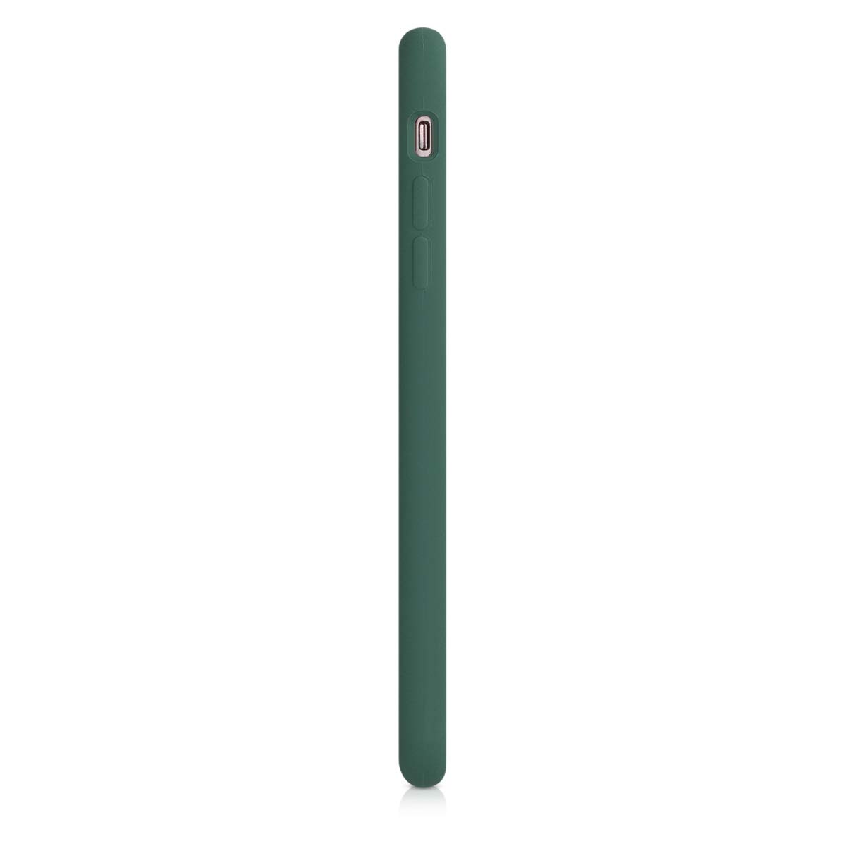 kwmobile Premium TPU Silicone Case for Apple iPhone 7 Plus/iPhone 8 Plus - Soft Protective Phone Cover in Forest Green - Perfect for Everyday Use, Work & Outdoor Activities