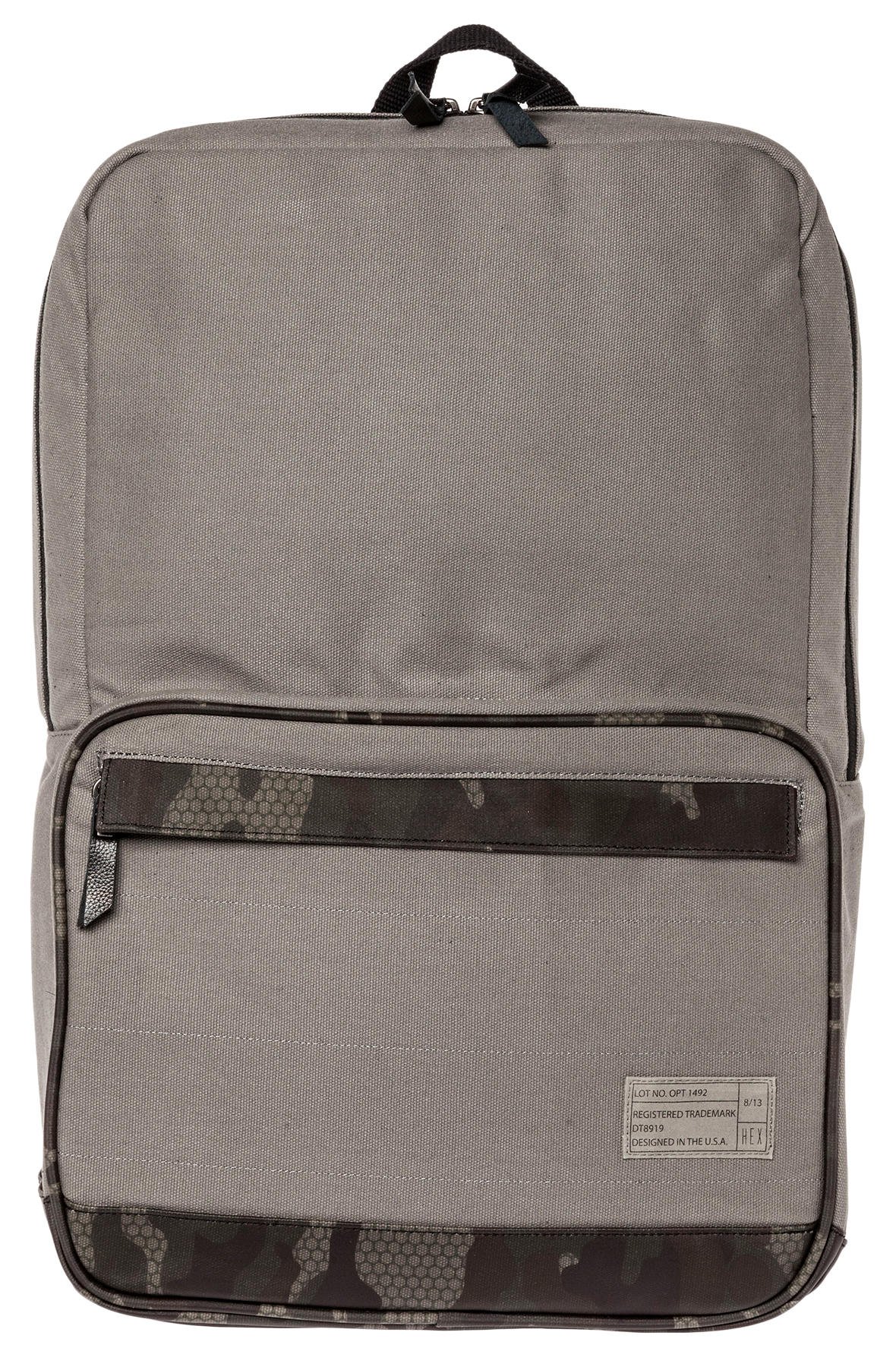 Hex Men's Origin Backpack - Durable Grey Hiking Backpack for Outdoor Adventures, Travel & Daily Commute - One Size Fits All