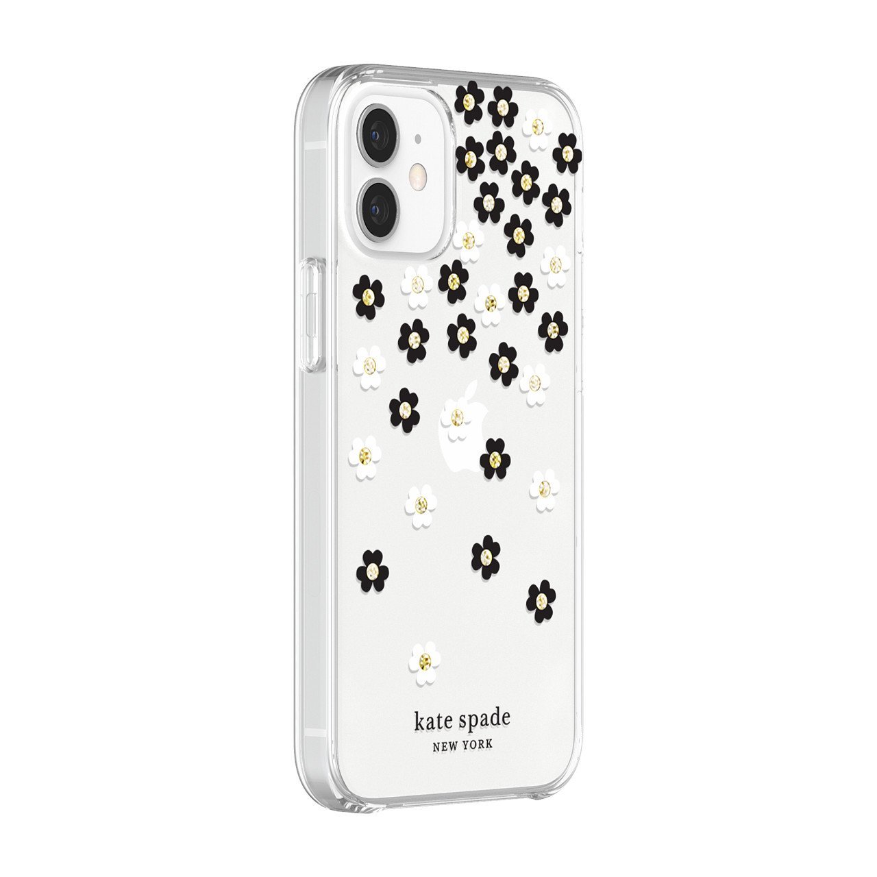 Kate Spade New York iPhone 12 Mini Hardshell Protective Case - Slim Durable Phone Cover for Women, Fashionable Accessory for Work, Travel & Everyday Use
