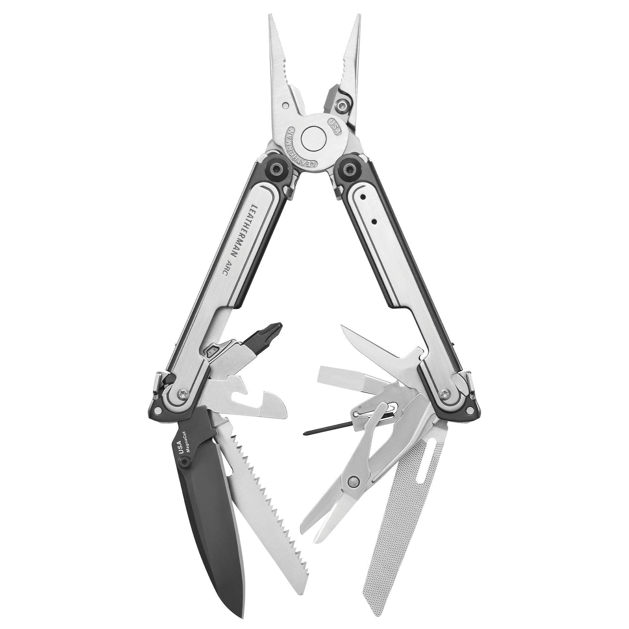 ARC® Multi-Tool with Peg Packaging - Compact & Versatile Tool for Camping, Hiking, and Everyday Use