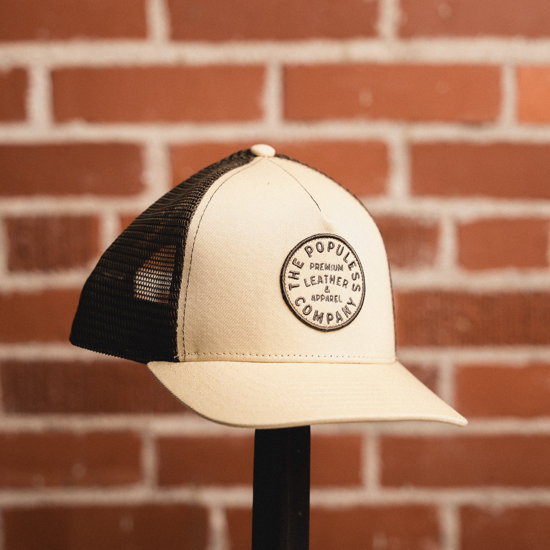 Outfield Meshback Baseball Cap in Tan - Lightweight & Breathable for Outdoor Sports & Casual Wear