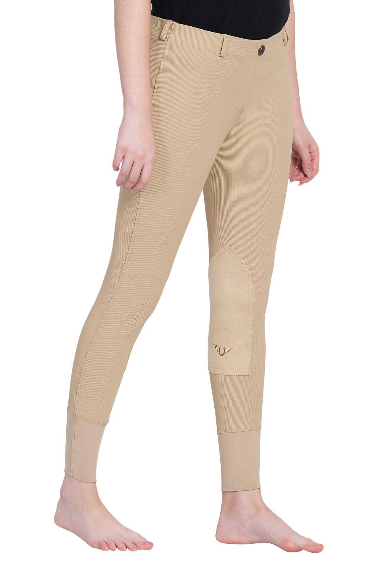 TuffRider Women's Ribb Pull-On Breeches for Equestrian Riding