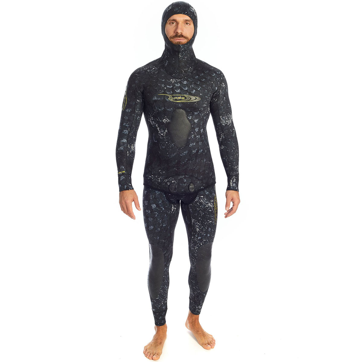 Riffe VORTEX Camo Men's 3.5mm Wetsuit (2PC. SET) - Premium Scuba Diving & Spearfishing Gear for Cold Water Adventures