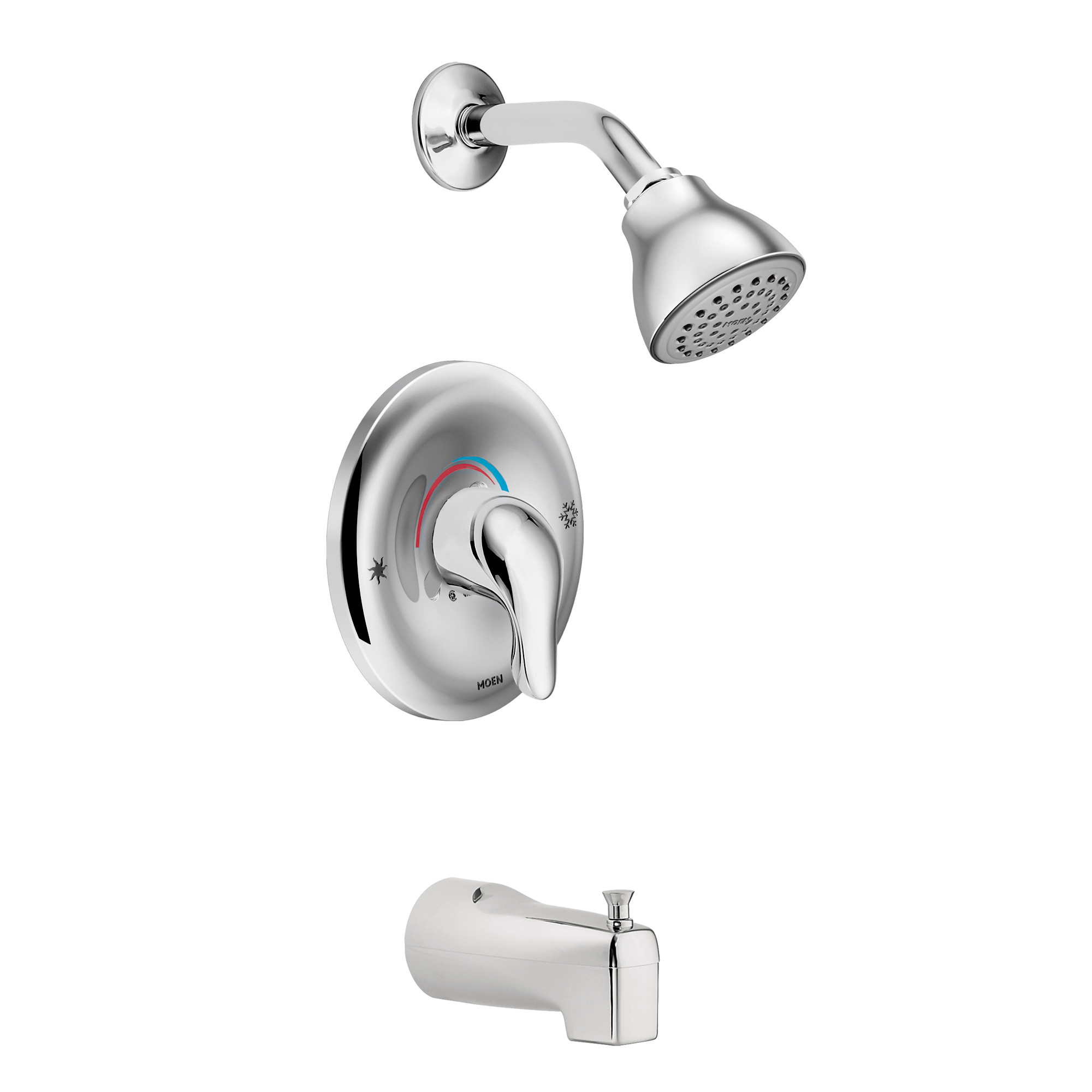 Chateau Chrome PosiTemp Tub and Shower Faucet - Durable Bathroom Fixture for Modern Homes, Perfect for Bathroom Renovations and Spa-Like Showers