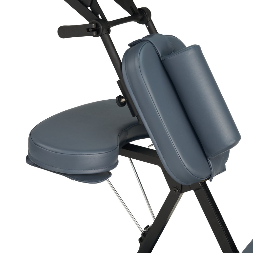 Professional Portable Massage Chair with Wheeled Travel Case - Royal Blue | Full Body Shiatsu Massage for Home, Office & Travel Relaxation