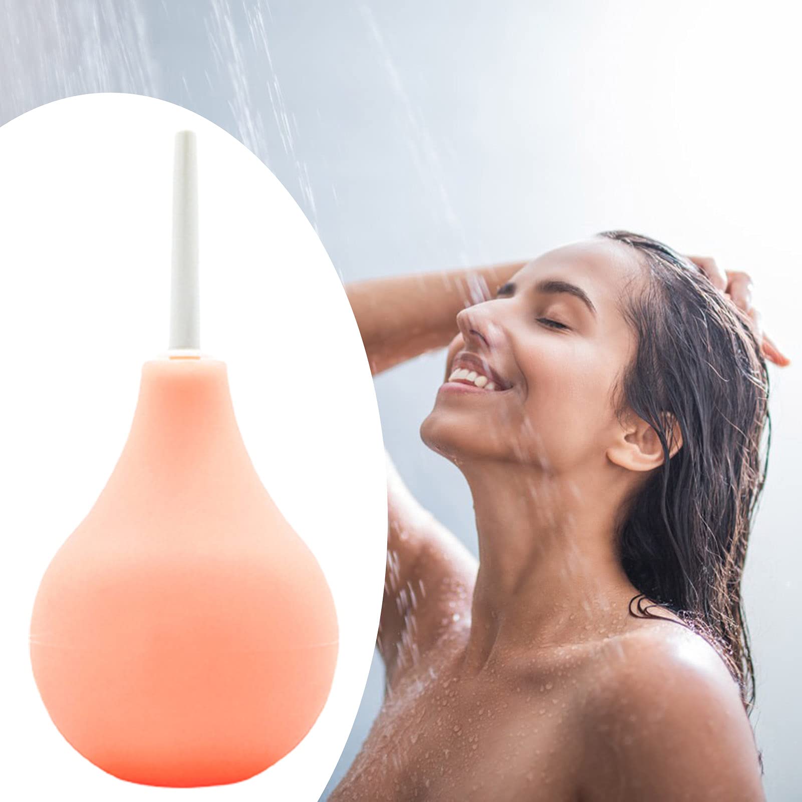 Safe Flexible Anal Cleaner Plug - Waterproof Silicone Irrigator for Gentle & Hygienic Cleaning - Perfect for Enema, Colon Cleansing & Adult Play