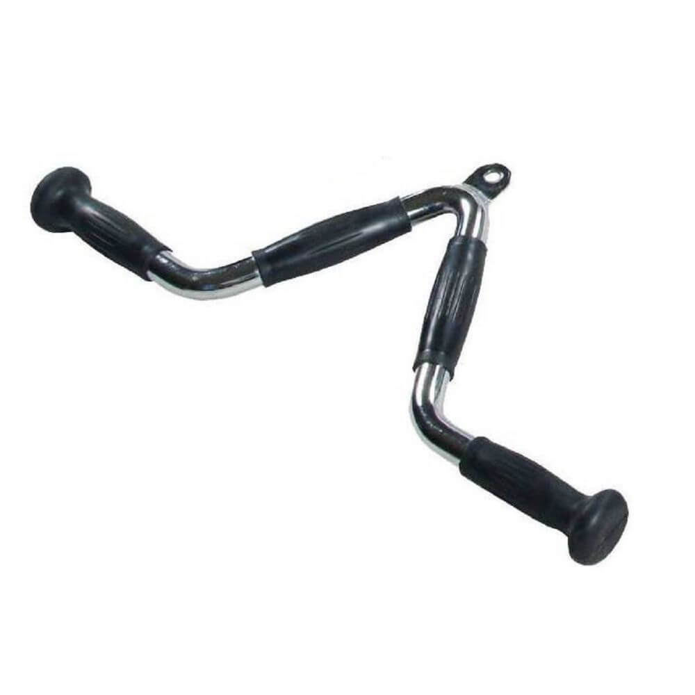 York Barbell Rubber Grip Multi-Purpose V-Bar for Weightlifting, Strength Training & Home Gym Workouts - Durable V-Shaped Barbell Attachment for Pull-Ups, Rows & Functional Fitness Exercises
