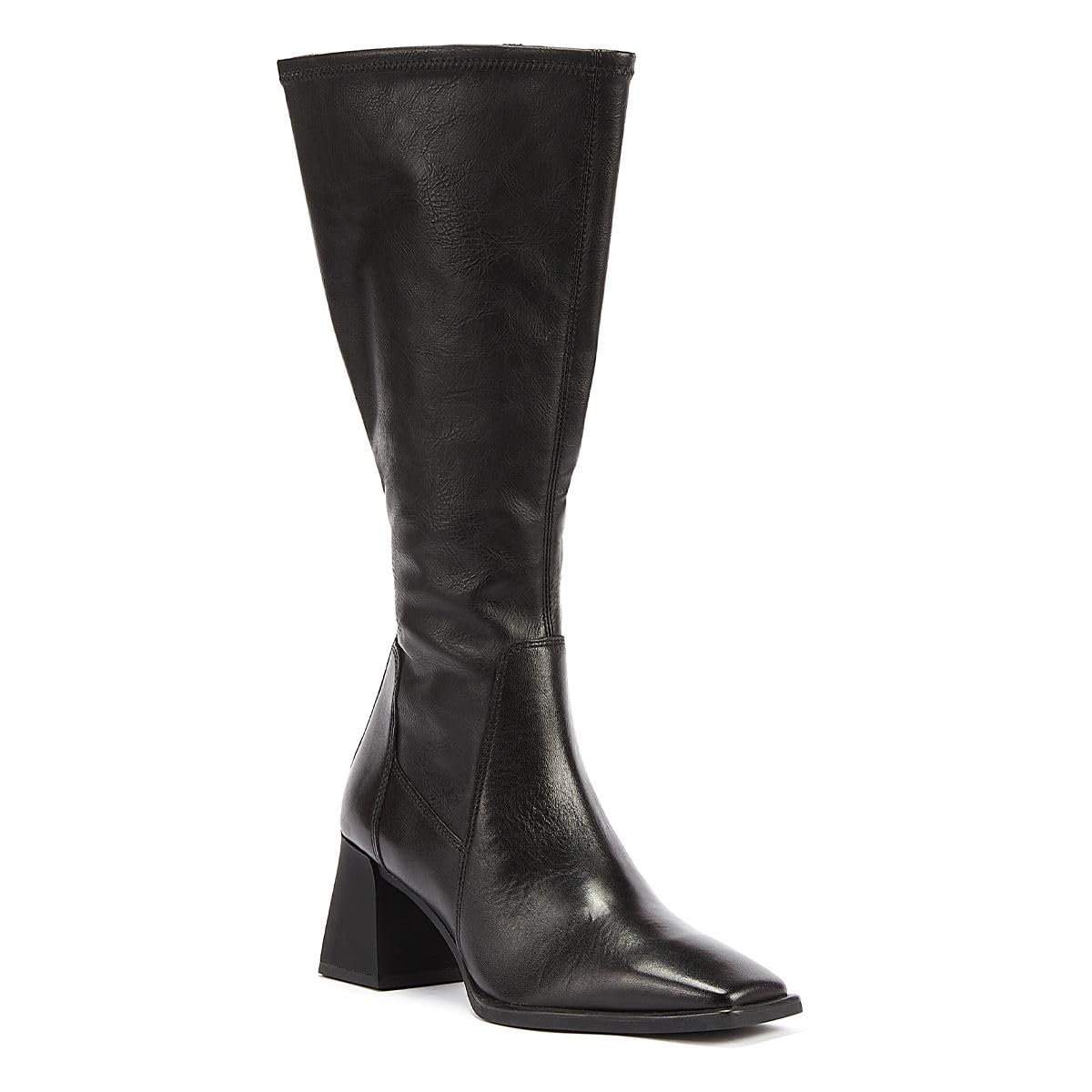 Vagabond Women's Hedda Leather Tall Stretch Boots - Comfortable Knee High Boots for Winter, Fall & Casual Outfits | Waterproof & Stylish Riding Boots for Work, Date Night & Everyday Wear