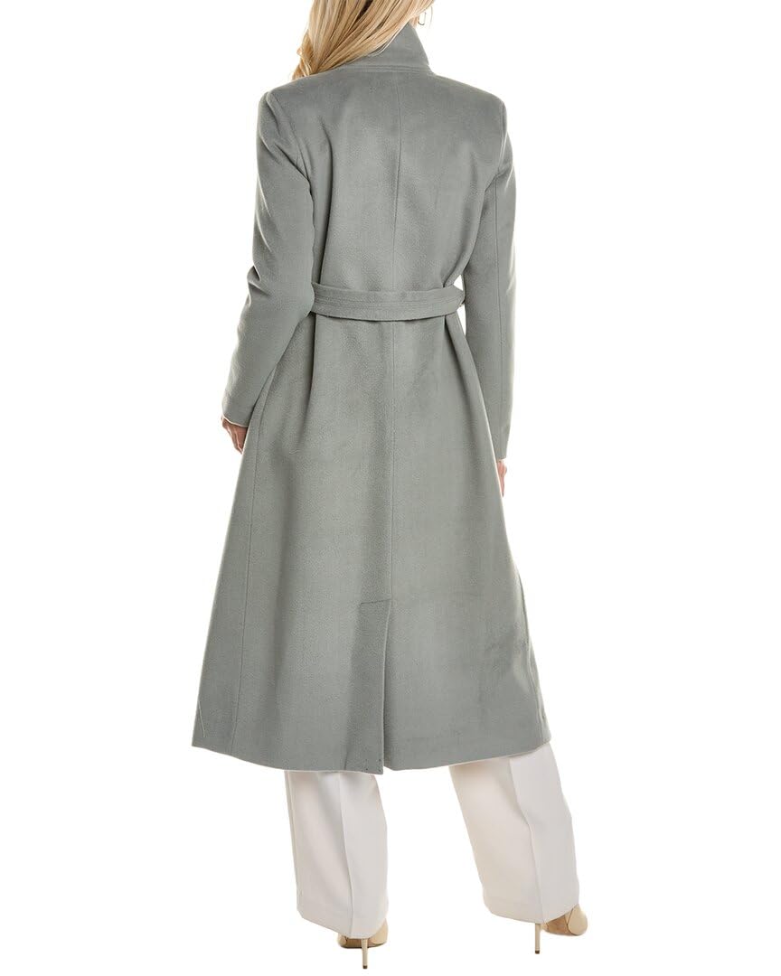 Kenneth Cole Women's Fencer Melton Wool Maxi Coat - Warm Winter Long Coat for Women, Elegant Outerwear for Office, Party & Formal Occasions