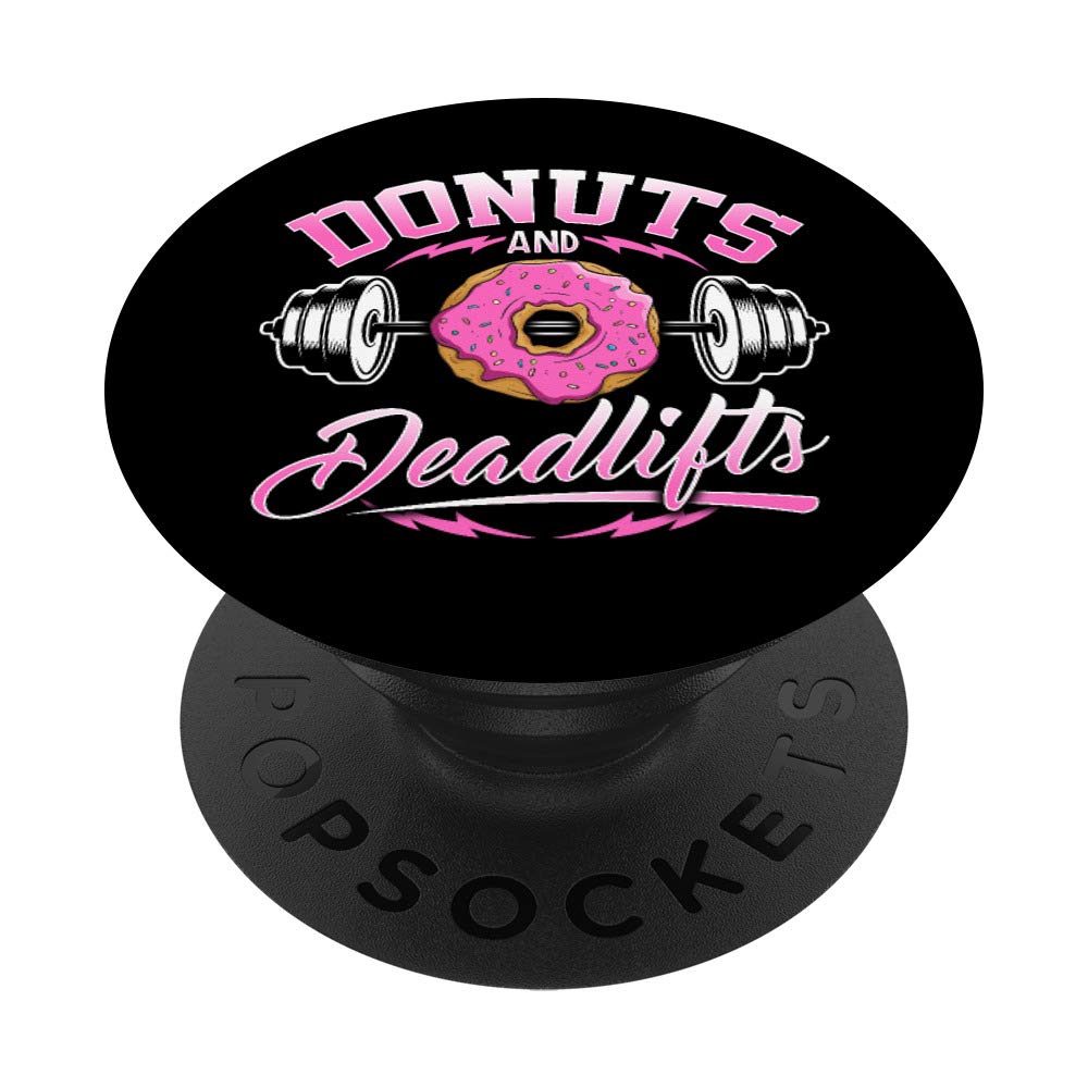 Donuts And Deadlifts Gym T-Shirt - Funny Weightlifting Workout Tee for Men & Women - Perfect for Gym, Powerlifting & Fitness Enthusiasts