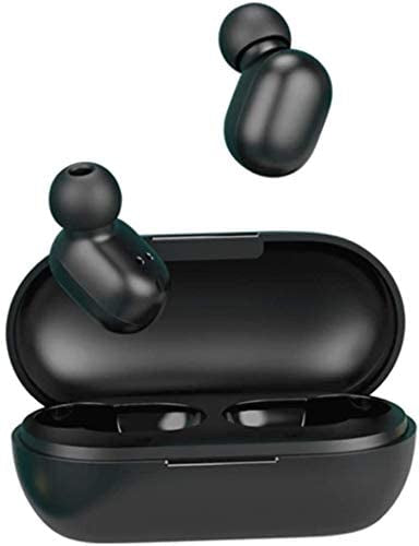 Haylou GT1 Plus TWS Wireless Bluetooth Earbuds with Mic - Black | Noise Cancelling, HD Sound for Running, Gym, Workout & Daily Use