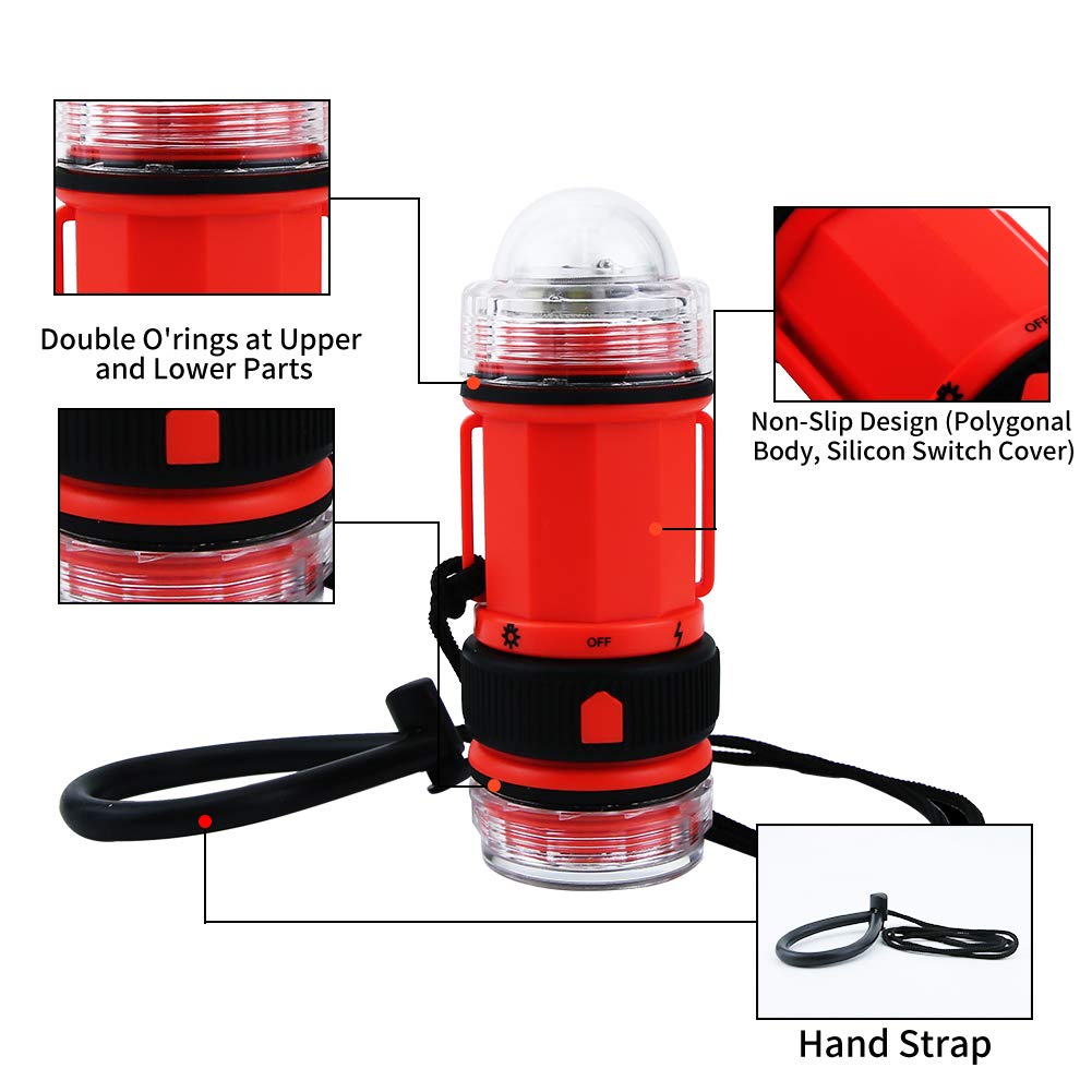 Best Scuba Diving Flashlight - 10000 Lumens Waterproof LED Dive Light for Underwater Exploration | Rechargeable Submarine Torch for Night Diving, Spearfishing & Outdoor Adventures