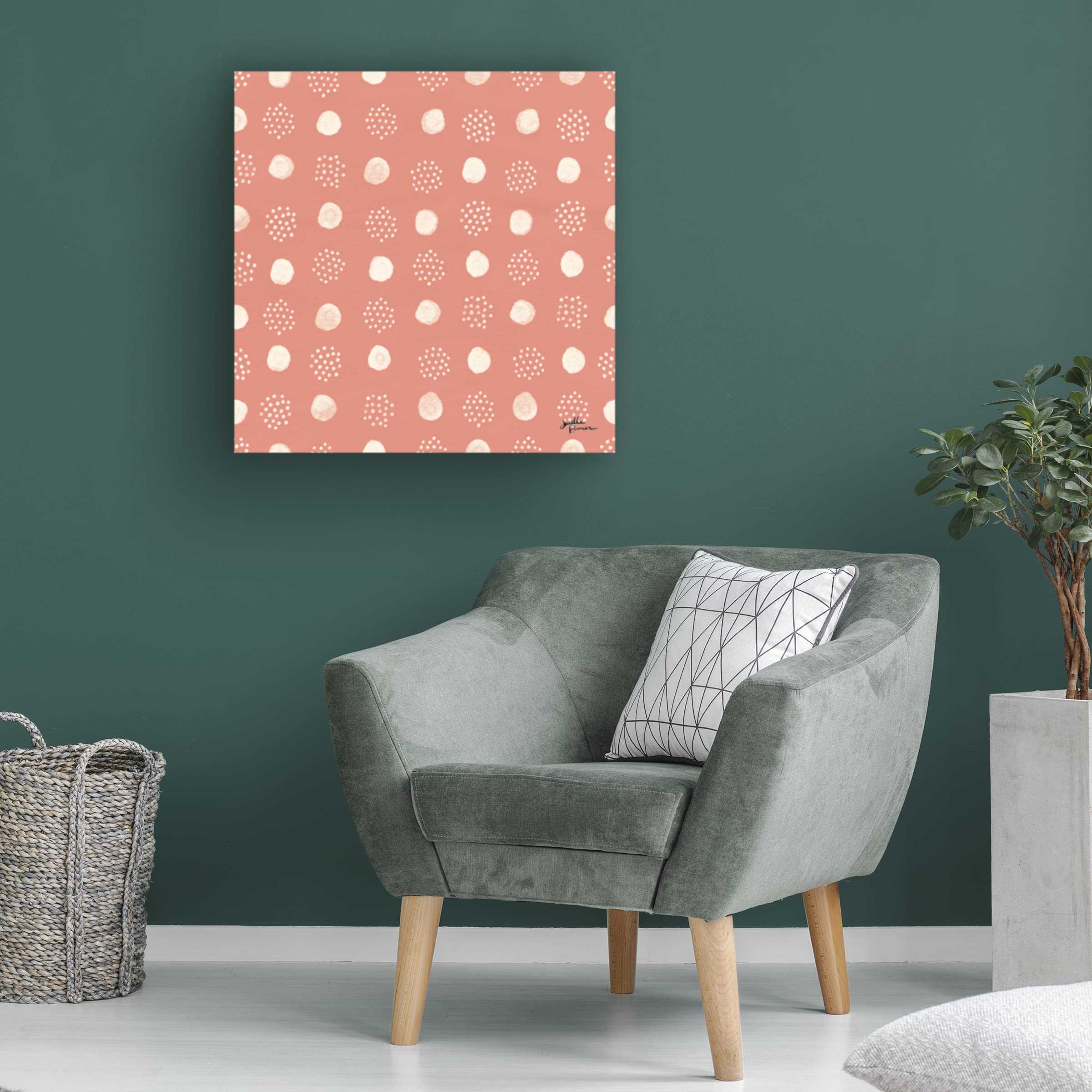 Janelle Penner Spring Botanical Pattern VIB Canvas Art Print - Floral Wall Decor for Living Room, Bedroom & Office - Trademark Fine Art Collection