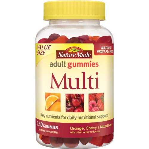Nature Made Vitamin D3 Adult Gummies - 60 Count (16 Pack) for Immune Support & Bone Health - Delicious Mixed Berry Flavor - Perfect for Daily Supplement & On-the-Go Nutrition