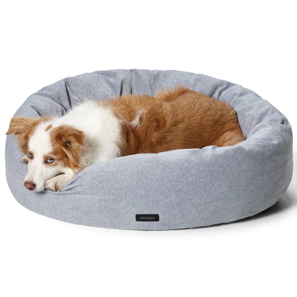 Self Warming Polar Fleece Pet Cuddler - Ultra Soft Thermal Blanket for Dogs & Cats - Cozy Winter Bed for Indoor/Outdoor Use - Glacier Blue