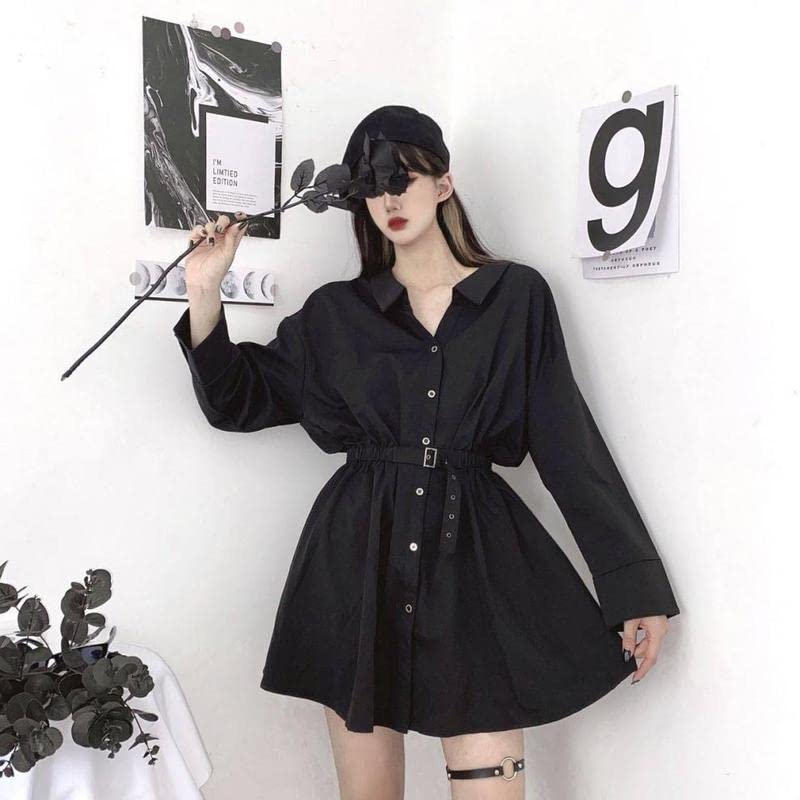 Elegant Gothic Long Dress & Short Skirt - Audrey Hepburn Style Little Black Dress for Waist Slimming | Perfect for Evening Parties, Date Nights & Formal Events